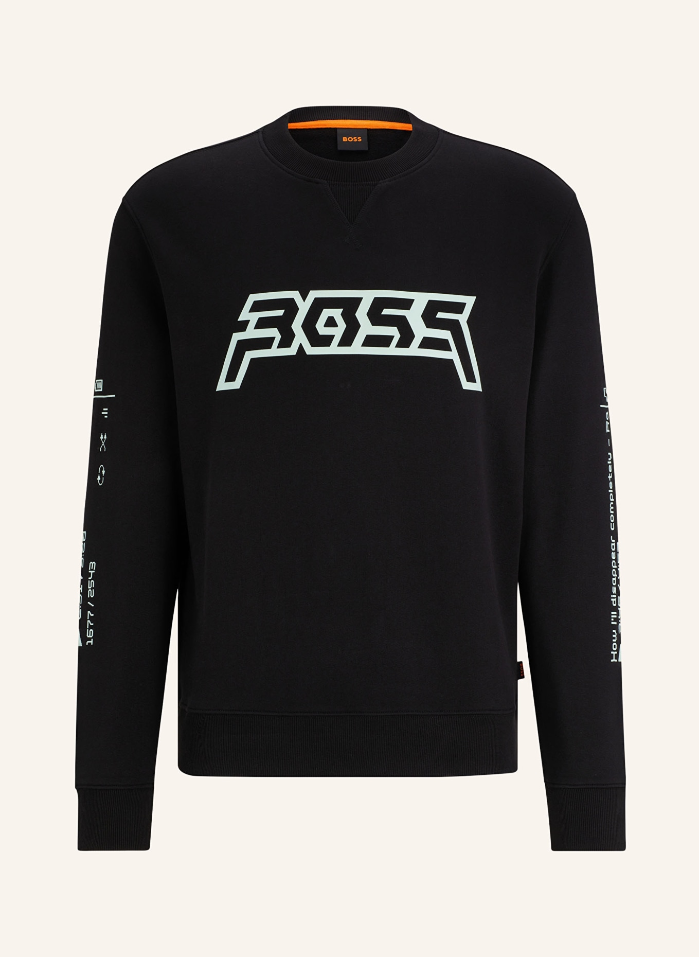 BOSS Sweatshirt WEGRAFIX, Color: BLACK (Image 1)