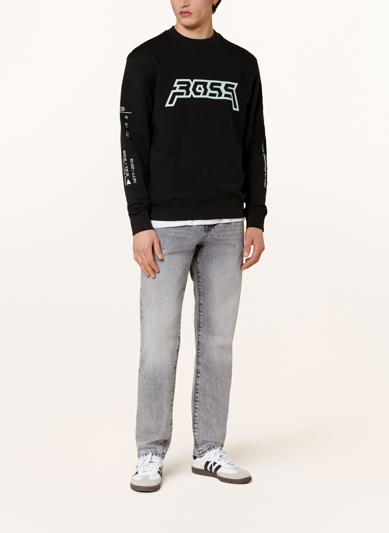 BOSS Sweatshirt WEGRAFIX, Color: BLACK (Image 2)