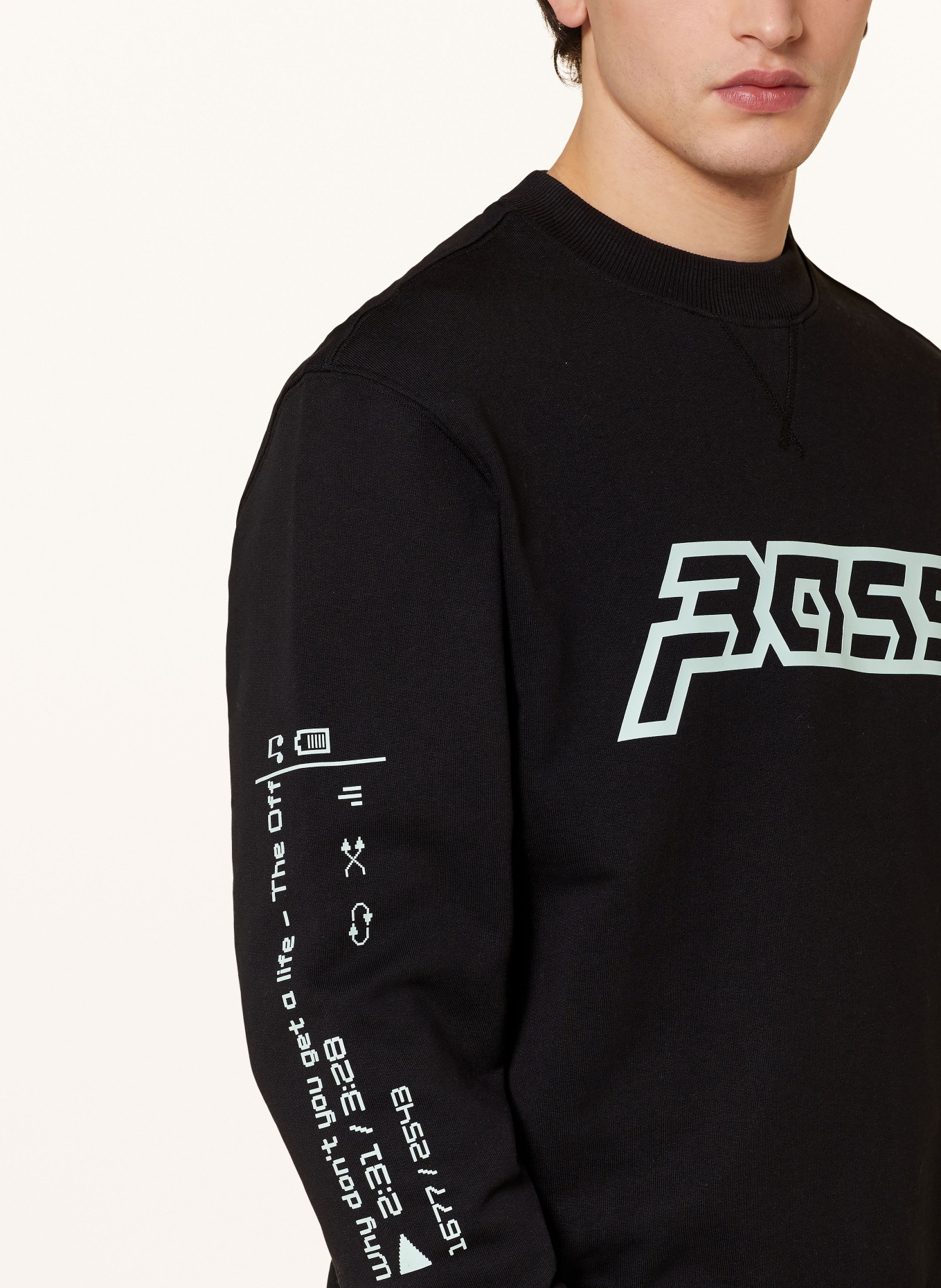 BOSS Sweatshirt WEGRAFIX, Color: BLACK (Image 4)