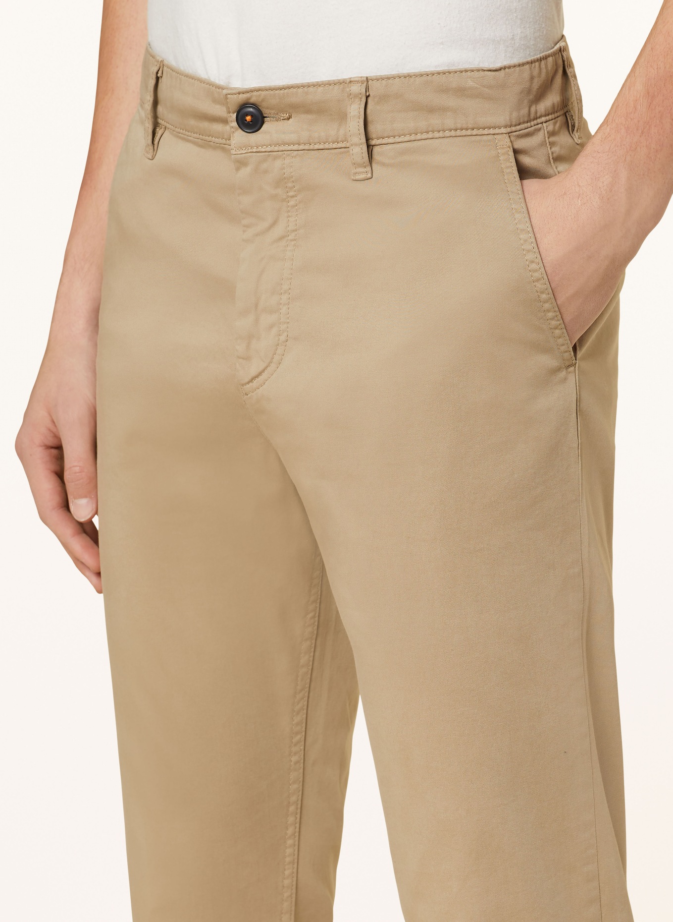 BOSS Chinos tapered fit, Color: BEIGE (Image 5)