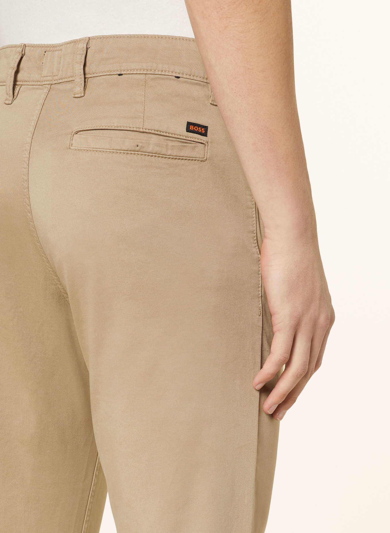 BOSS Chinos tapered fit, Color: BEIGE (Image 6)