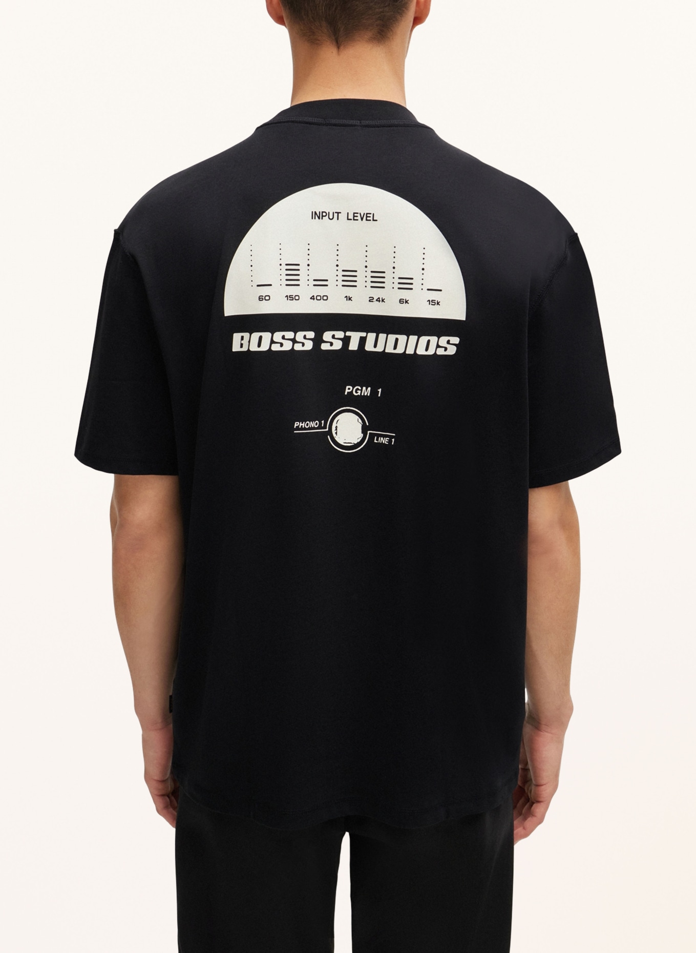 BOSS T-Shirt TEEMUSICY2K, Farbe: SCHWARZ/ WEISS (Bild 2)