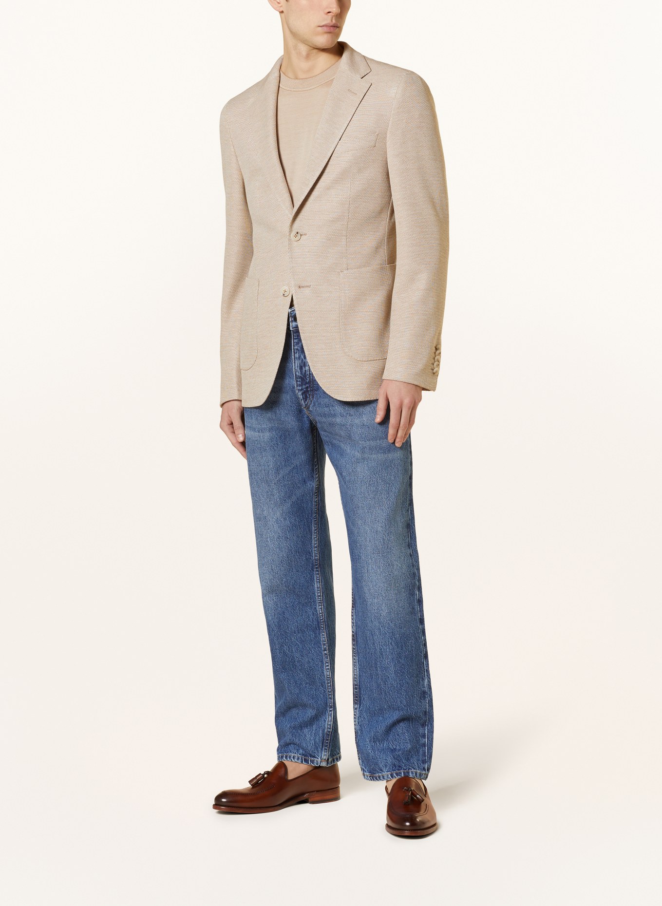 BOSS Tailored jacket L HESTON J regular fit, Color: BEIGE (Image 2)