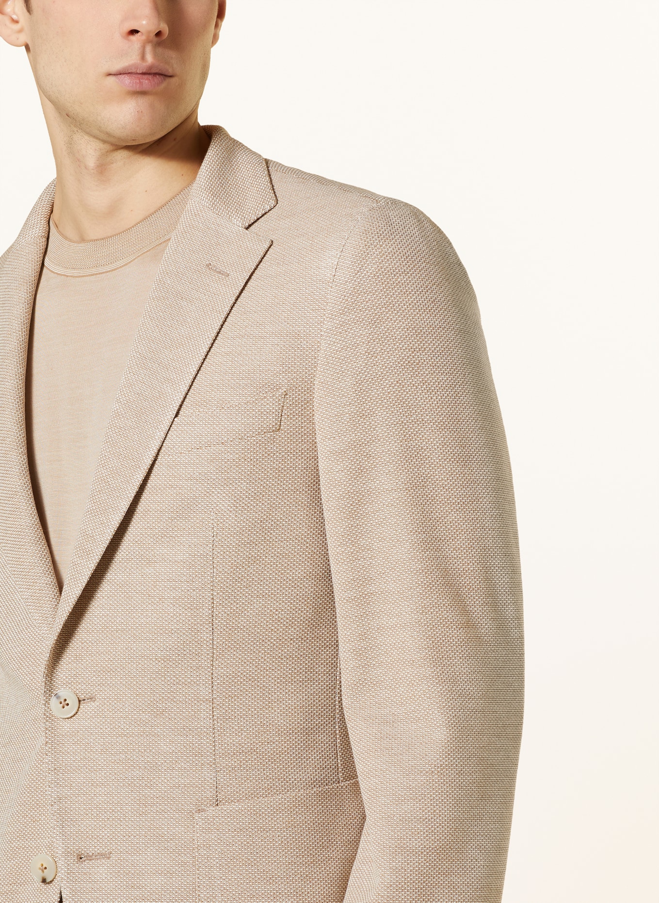 BOSS Tailored jacket L HESTON J regular fit, Color: BEIGE (Image 5)