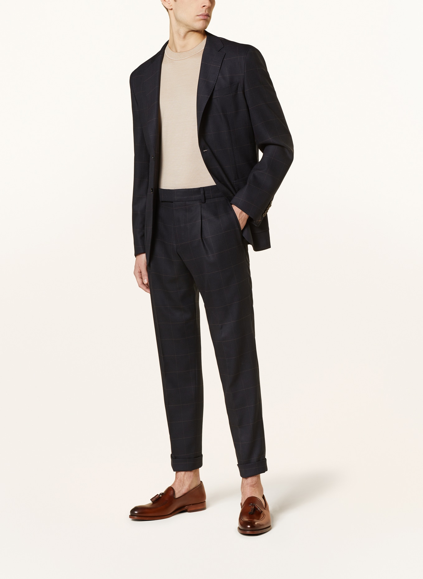 BOSS Anzug HESTON Slim Fit, Farbe: 404 DARK BLUE (Bild 2)