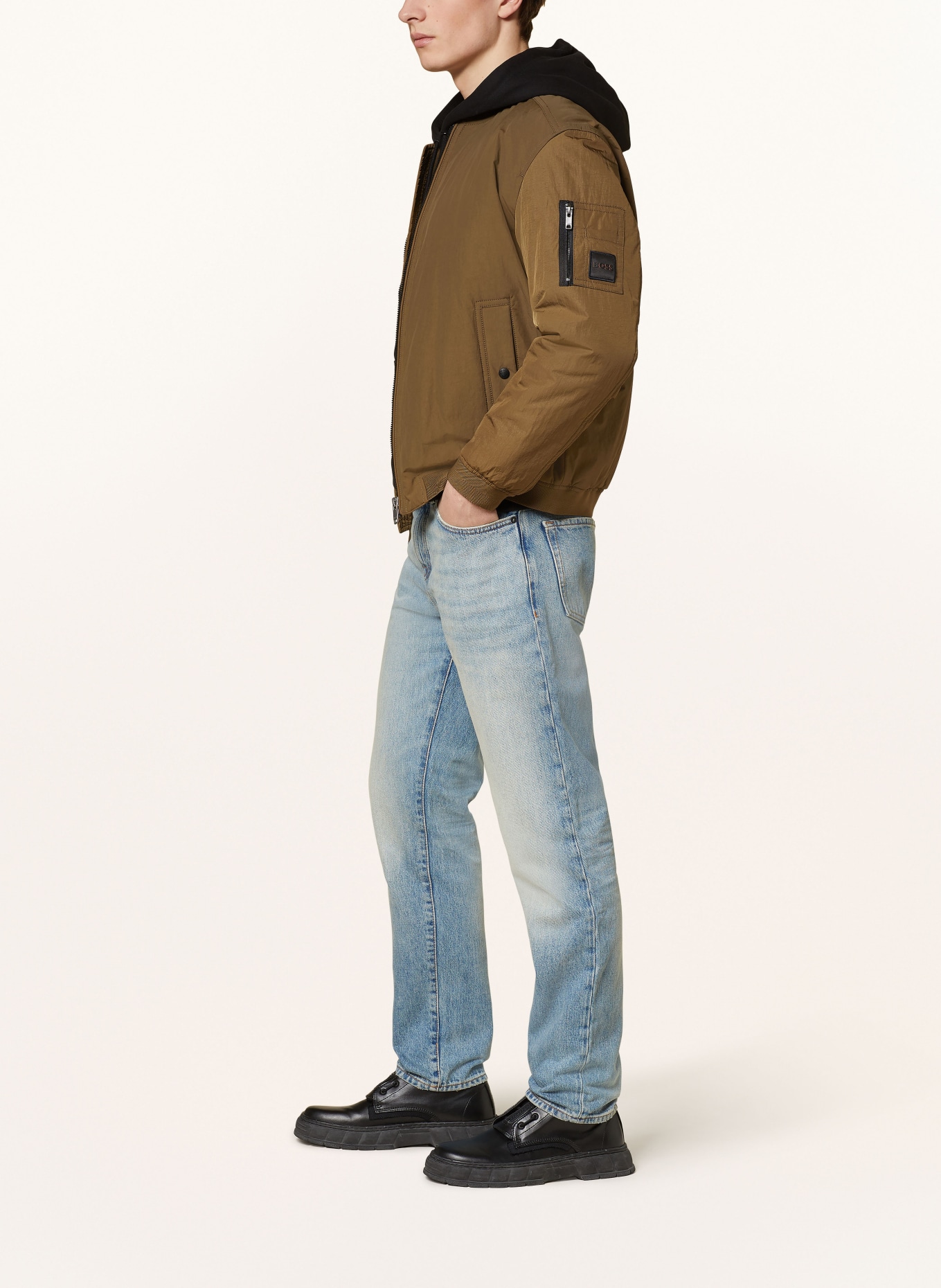 BOSS Jeans RE.MAINE BC regular fit, Color: 442 TURQUOISE/AQUA (Image 4)