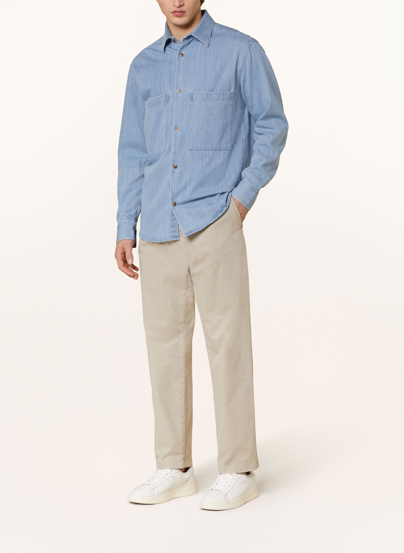 NN.07 Jeans-Overshirt FREDDY, Farbe: HELLBLAU (Bild 2)
