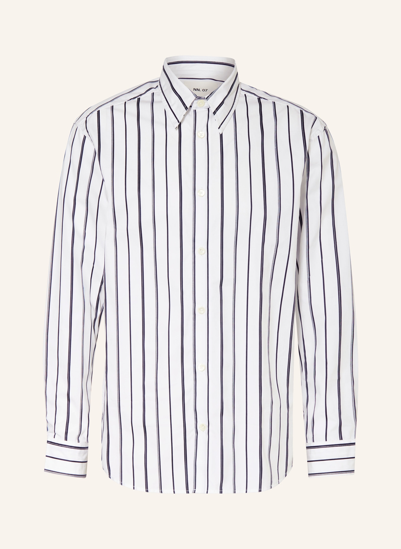 NN.07 Shirt QUINSY comfort fit, Color: WHITE/ BLACK (Image 1)