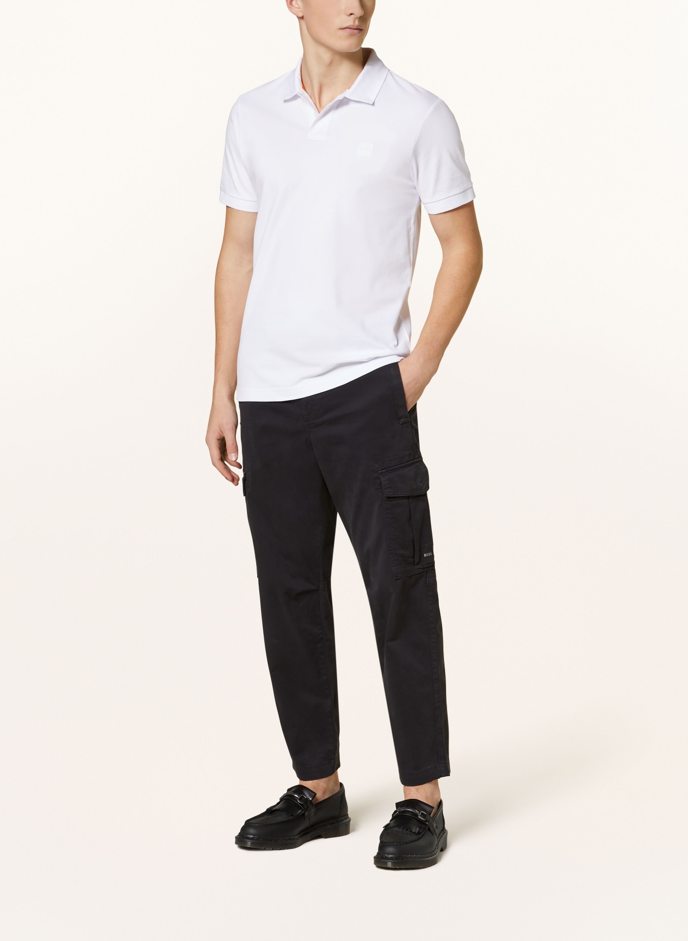 BOSS Piqué-Poloshirt PASSENGER Slim Fit, Farbe: WEISS (Bild 2)