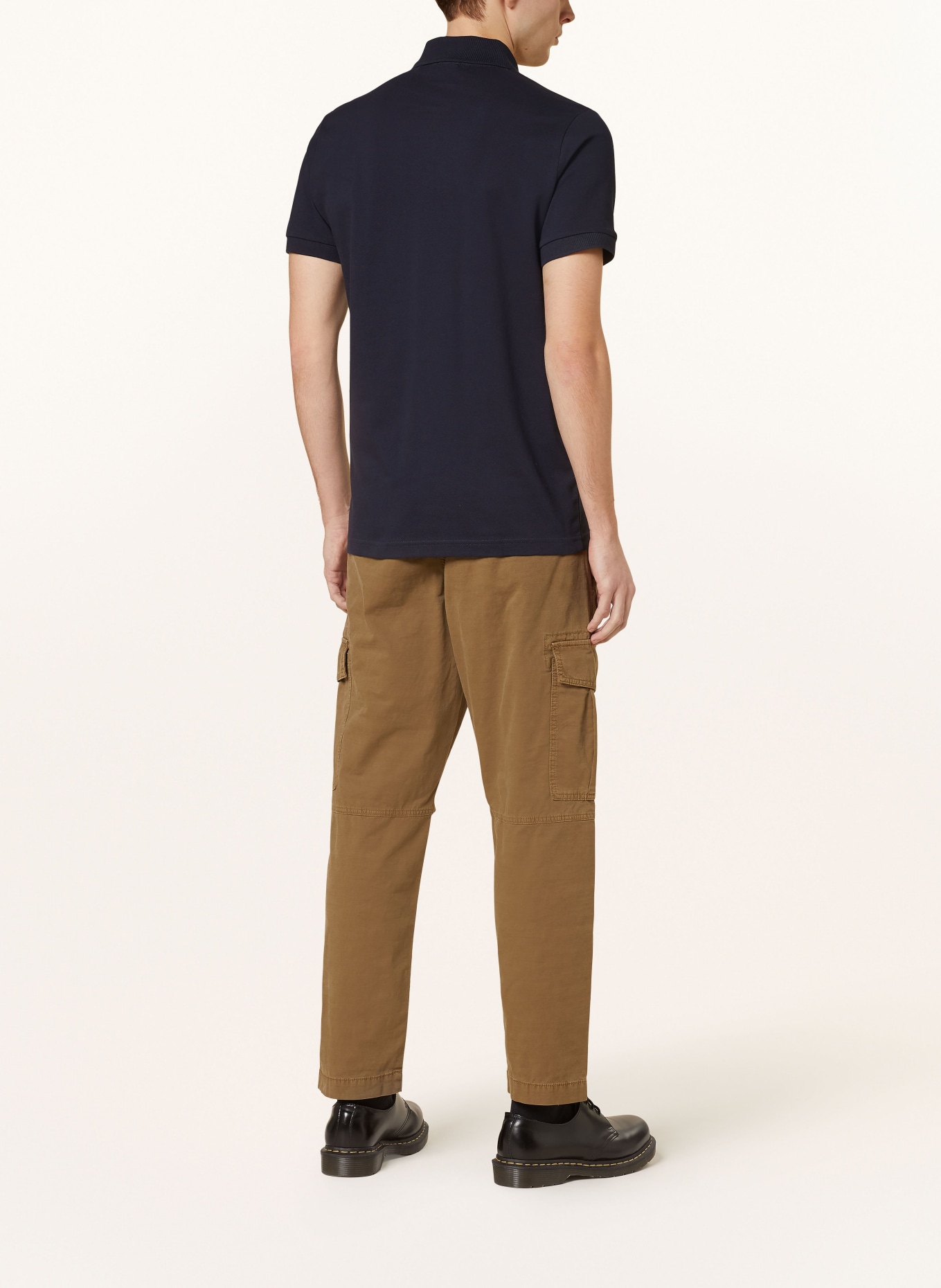 BOSS Piqué-Poloshirt PASSENGER Slim Fit, Farbe: DUNKELBLAU (Bild 3)