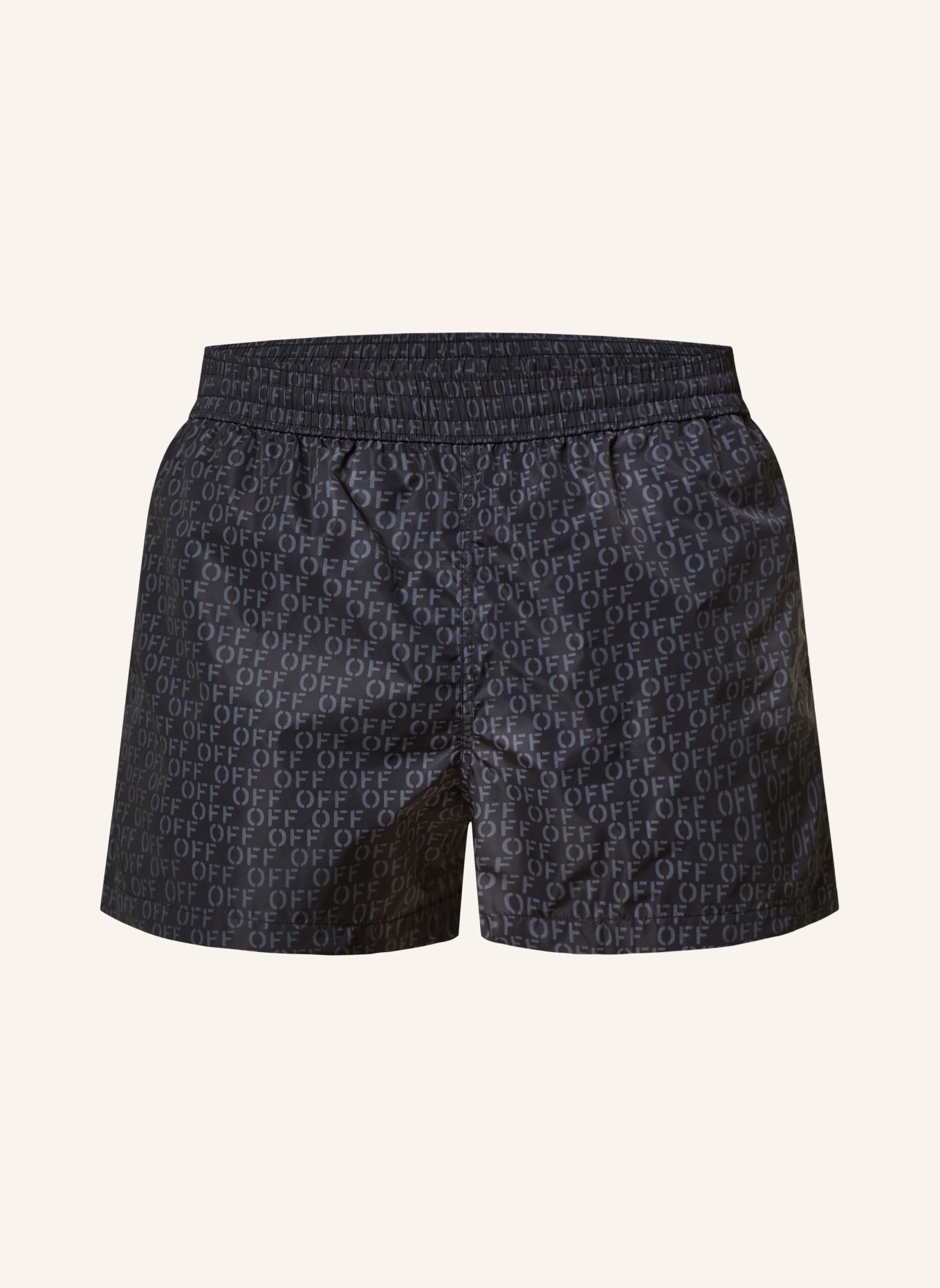 Off-White Swim shorts, Color: BLACK/ GRAY (Image 1)