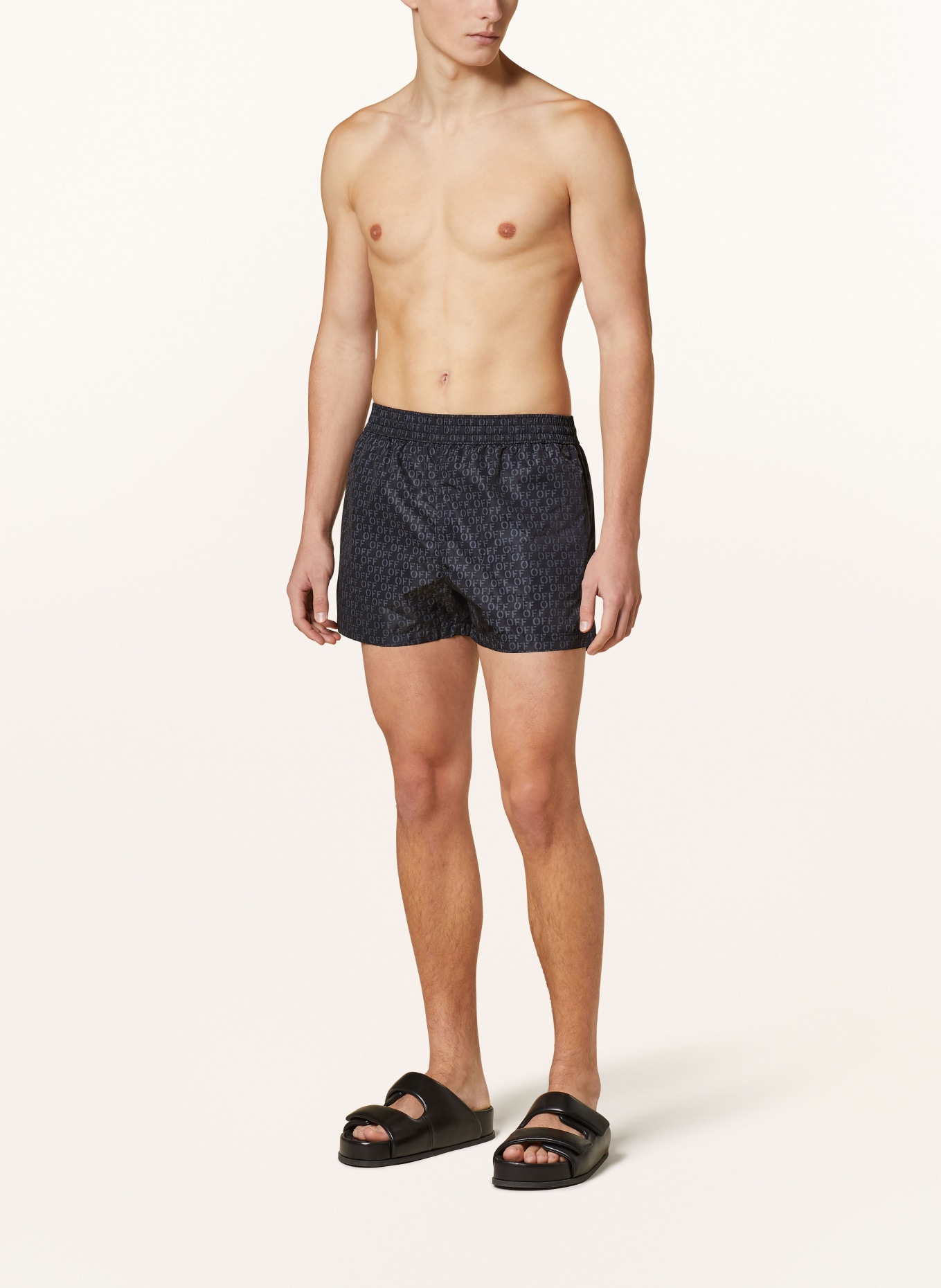 Off-White Swim shorts, Color: BLACK/ GRAY (Image 2)