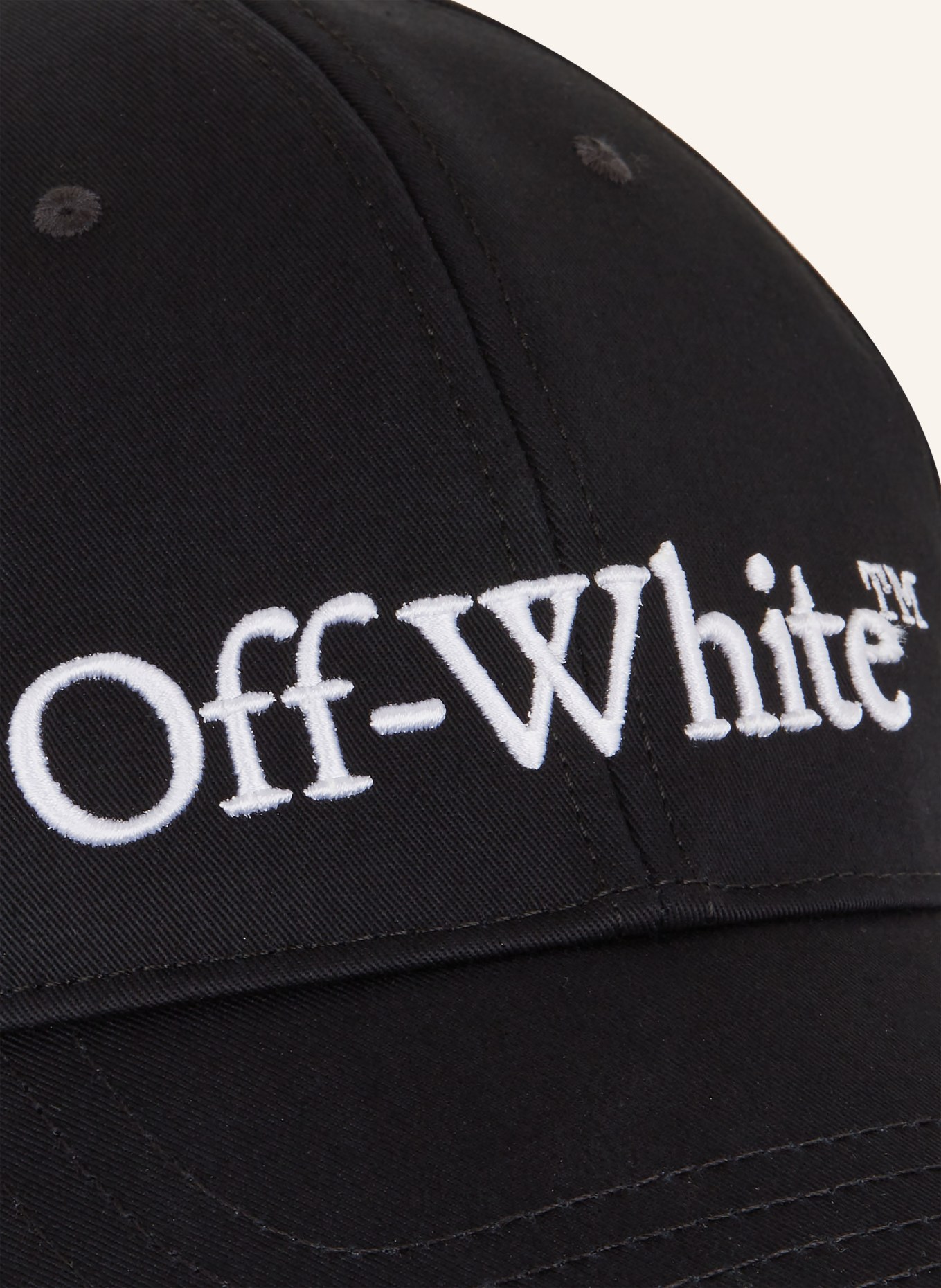 Off-White Cap, Farbe: SCHWARZ/ WEISS (Bild 4)