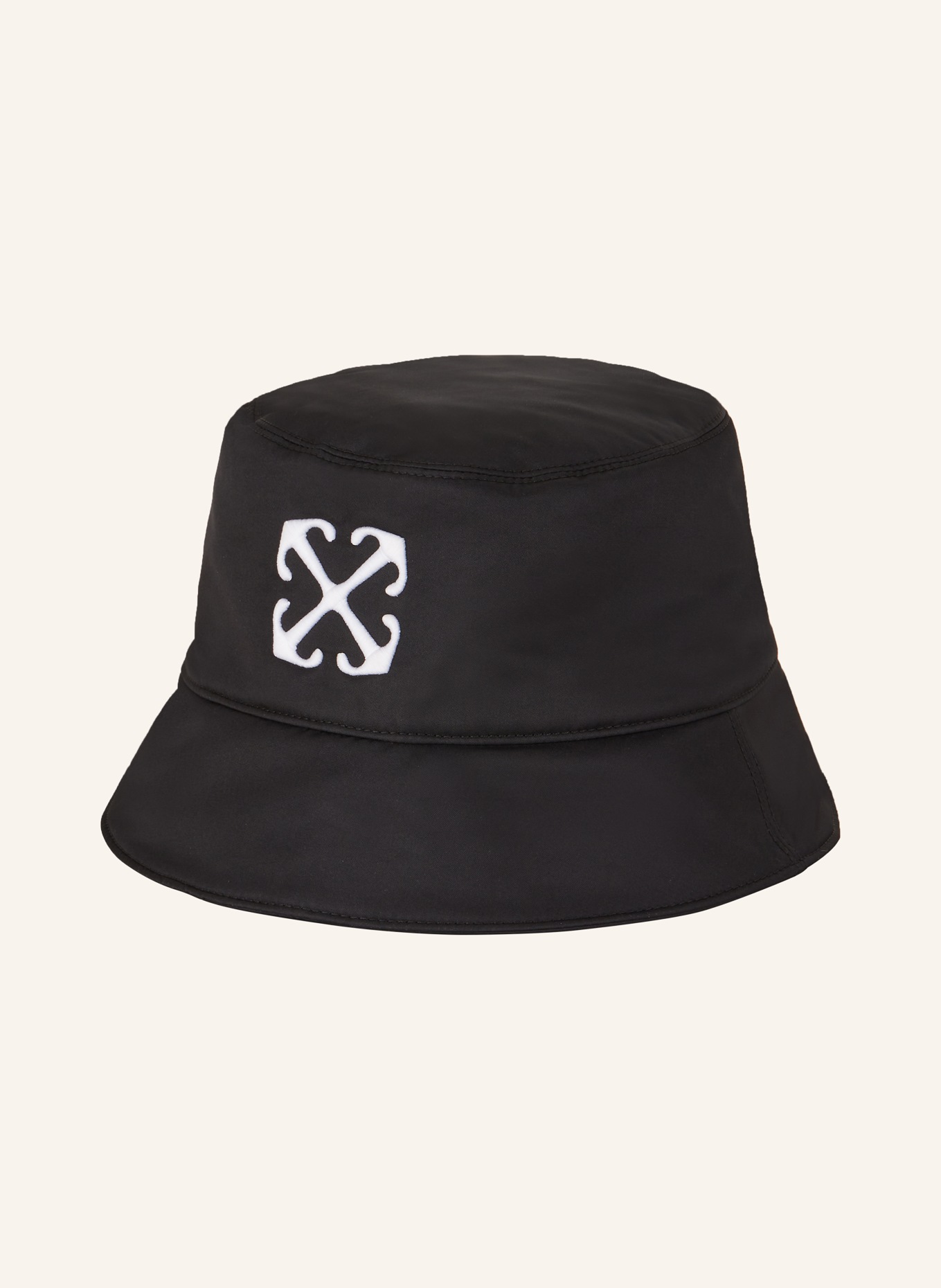 Off-White Klobouk Bucket Hat, Barva: ČERNÁ/ BÍLÁ (Obrázek 2)