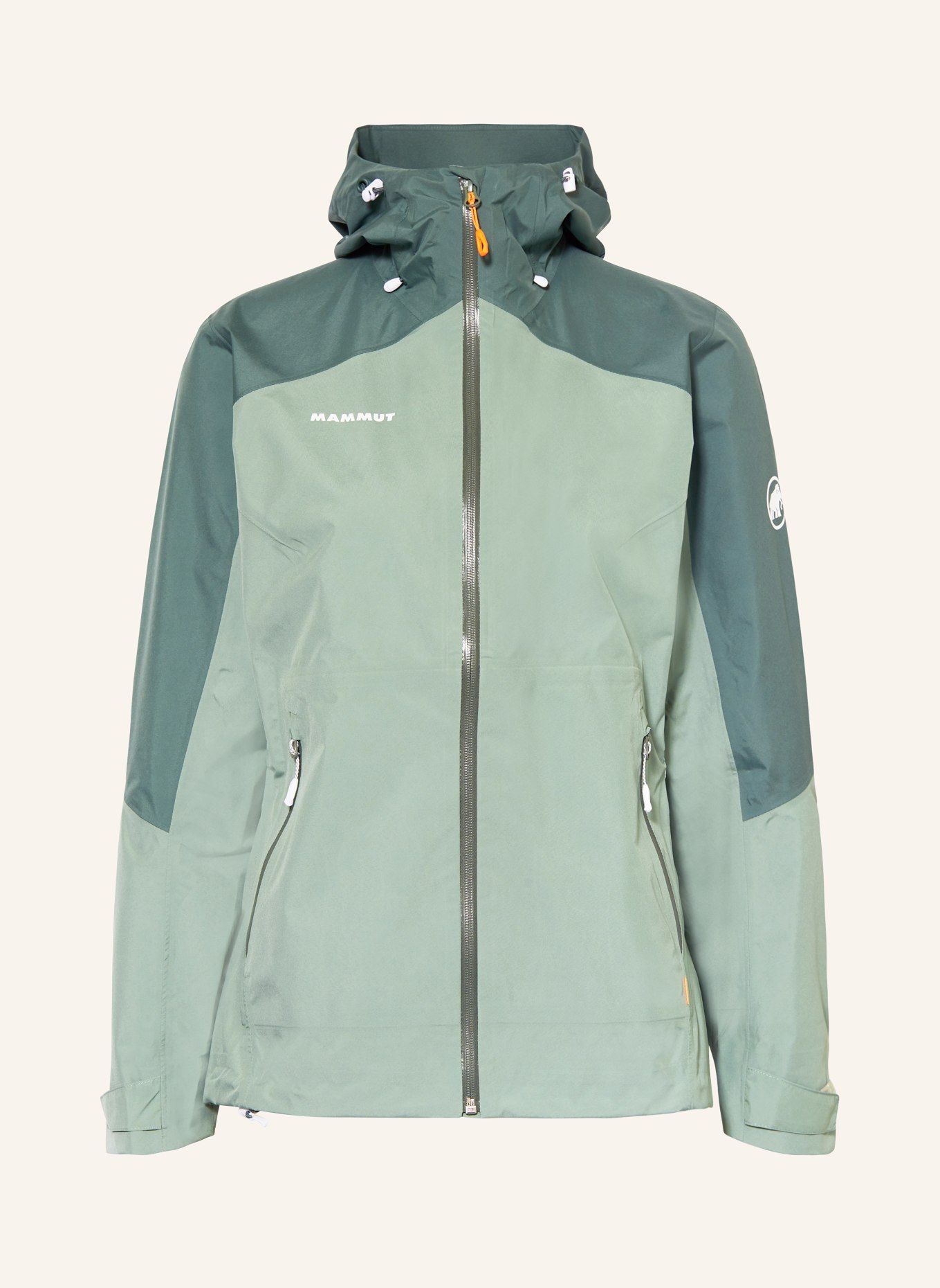 MAMMUT Rain jacket CONVEY TOUR, Color: GREEN (Image 1)