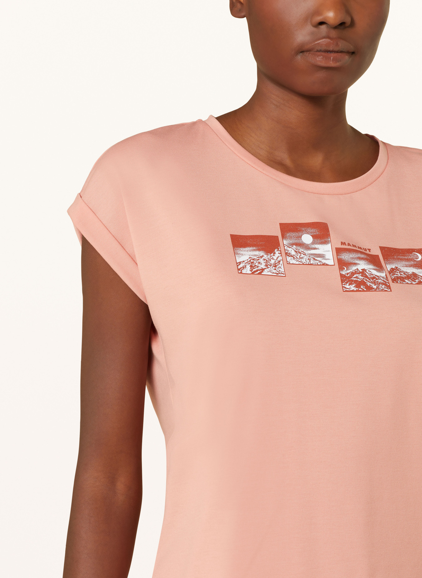 MAMMUT T-shirt MOUNTAIN, Color: SALMON (Image 4)