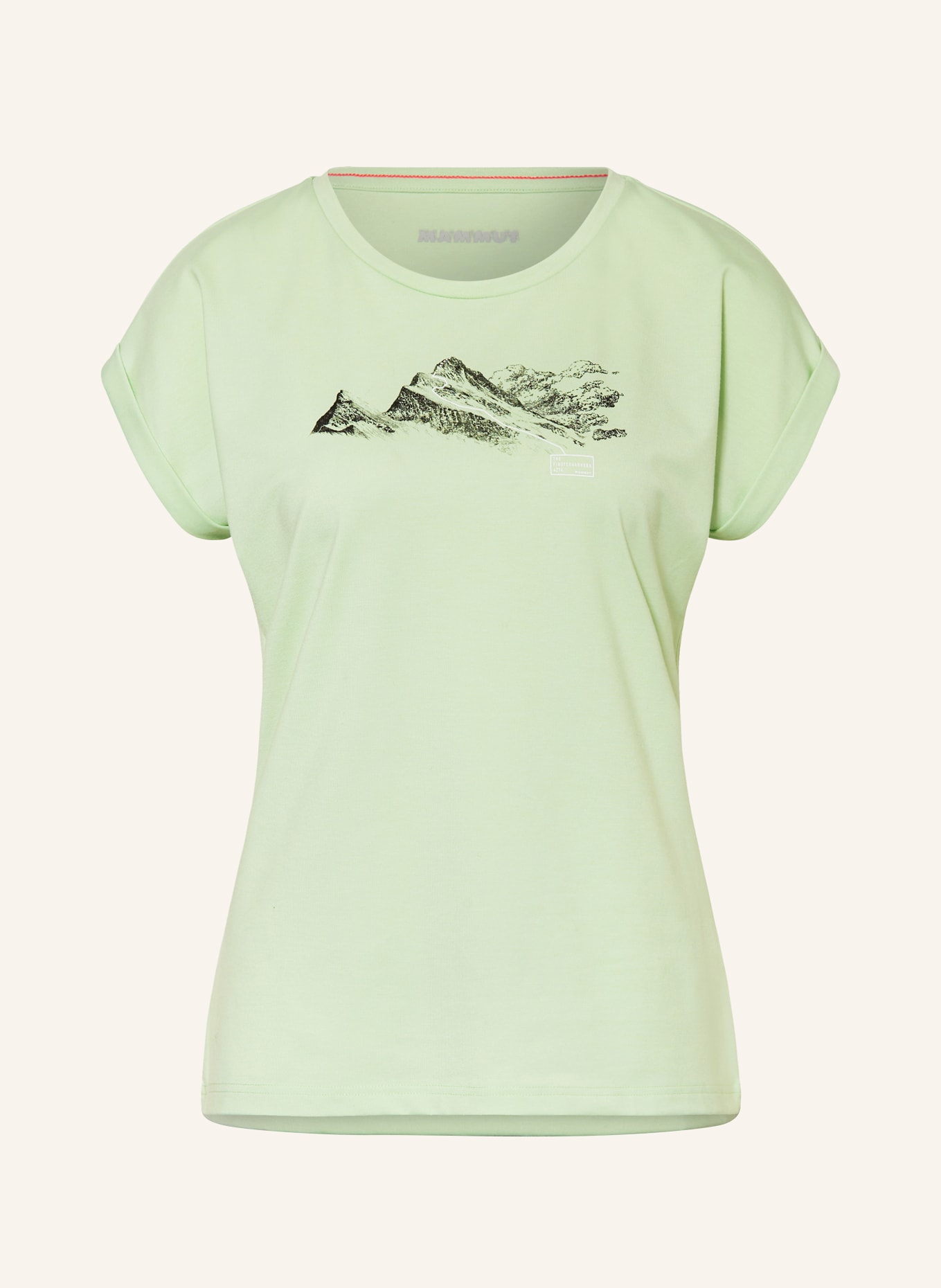 MAMMUT T-shirt MOUNTAIN, Kolor: MIĘTOWY (Obrazek 1)