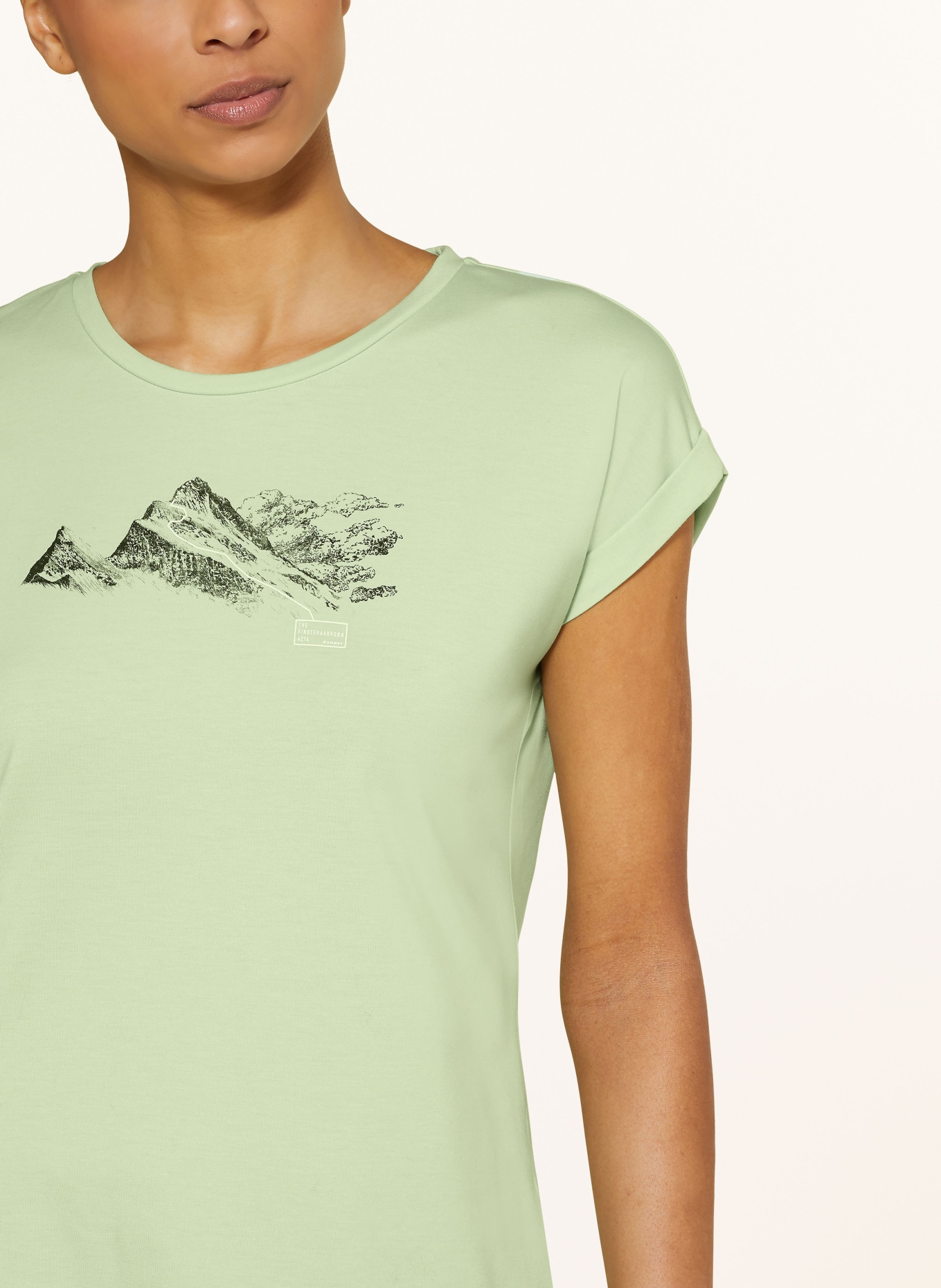 MAMMUT T-shirt MOUNTAIN, Color: MINT (Image 4)