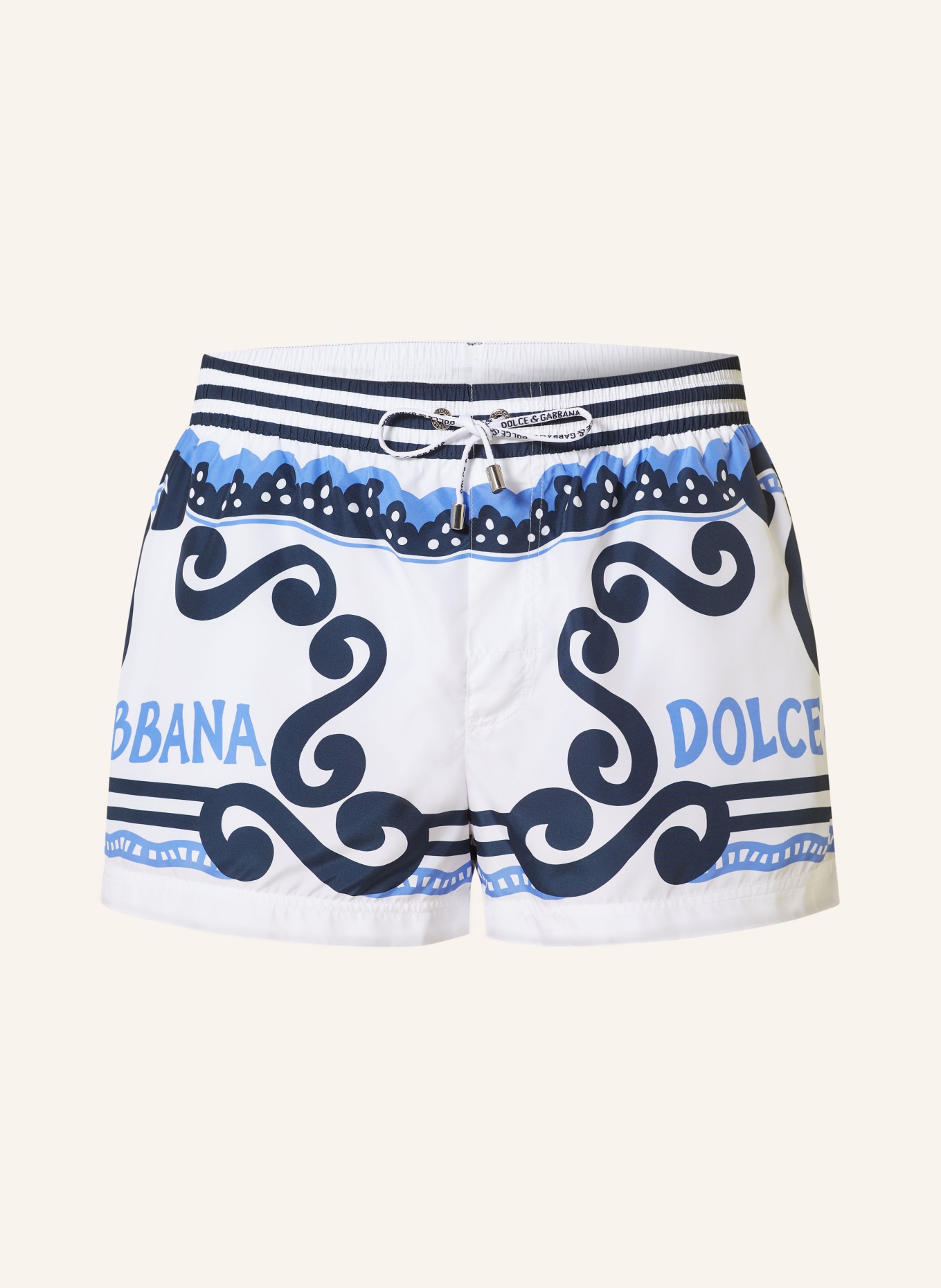 DOLCE & GABBANA Swim shorts, Color: WHITE/ BLUE (Image 1)