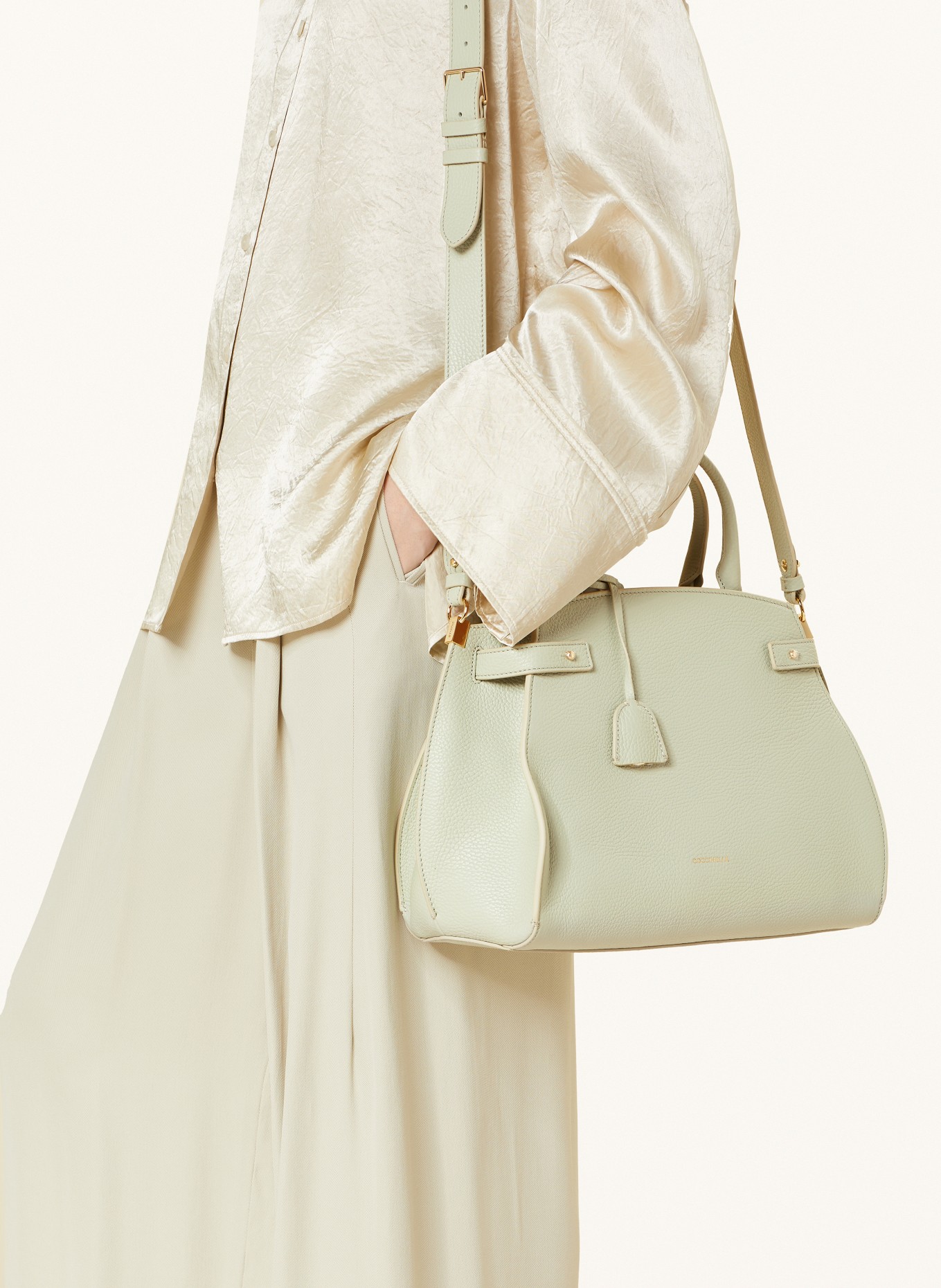 COCCINELLE Handbag, Color: LIGHT GREEN (Image 4)