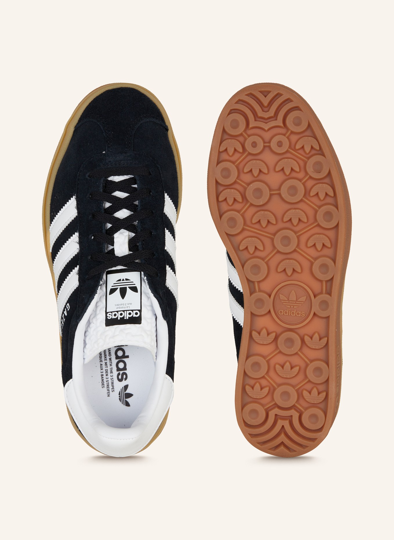 adidas Originals Sneaker GAZELLE BOLD, Farbe: SCHWARZ/ WEISS (Bild 5)