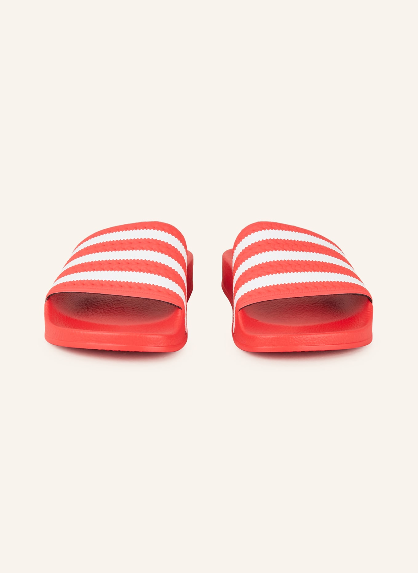 adidas Originals Slides ADILETTE, Color: RED/ WHITE (Image 3)