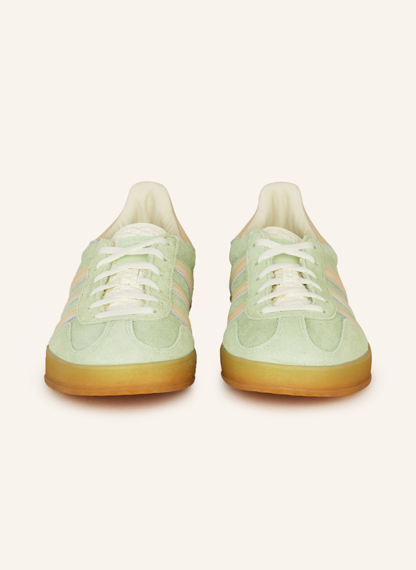 adidas Originals Sneaker GAZELLE INDOOR, Farbe: HELLGRÜN/ BEIGE (Bild 3)