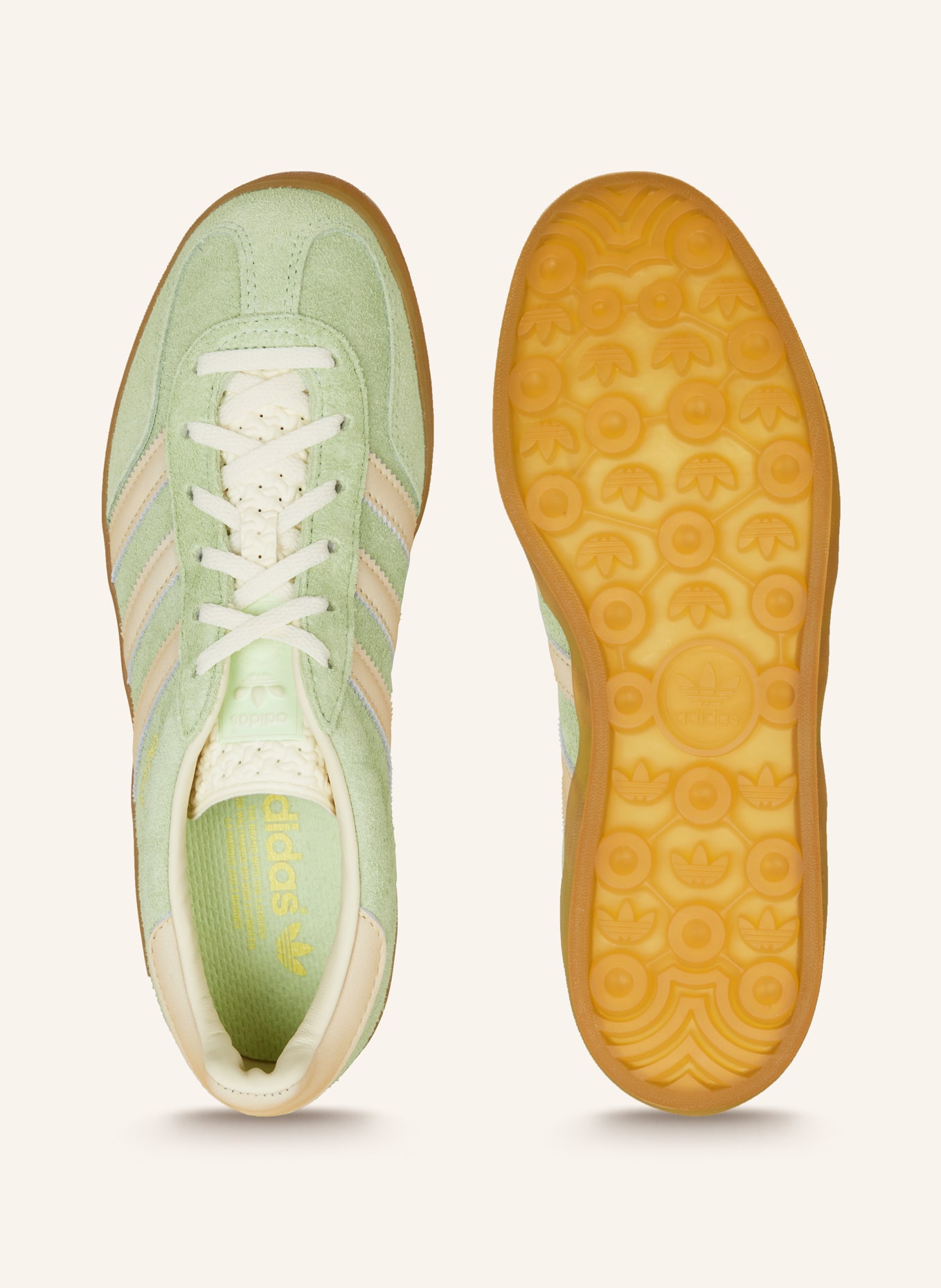 adidas Originals Sneakers GAZELLE INDOOR, Color: LIGHT GREEN/ BEIGE (Image 5)