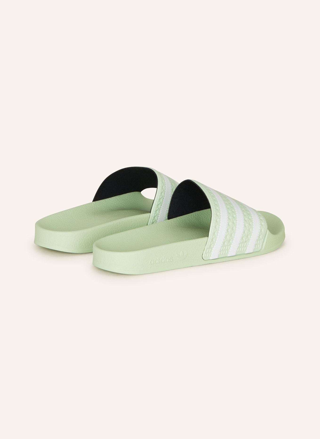 adidas Originals Slides ADILETTE, Color: LIGHT GREEN/ WHITE (Image 2)
