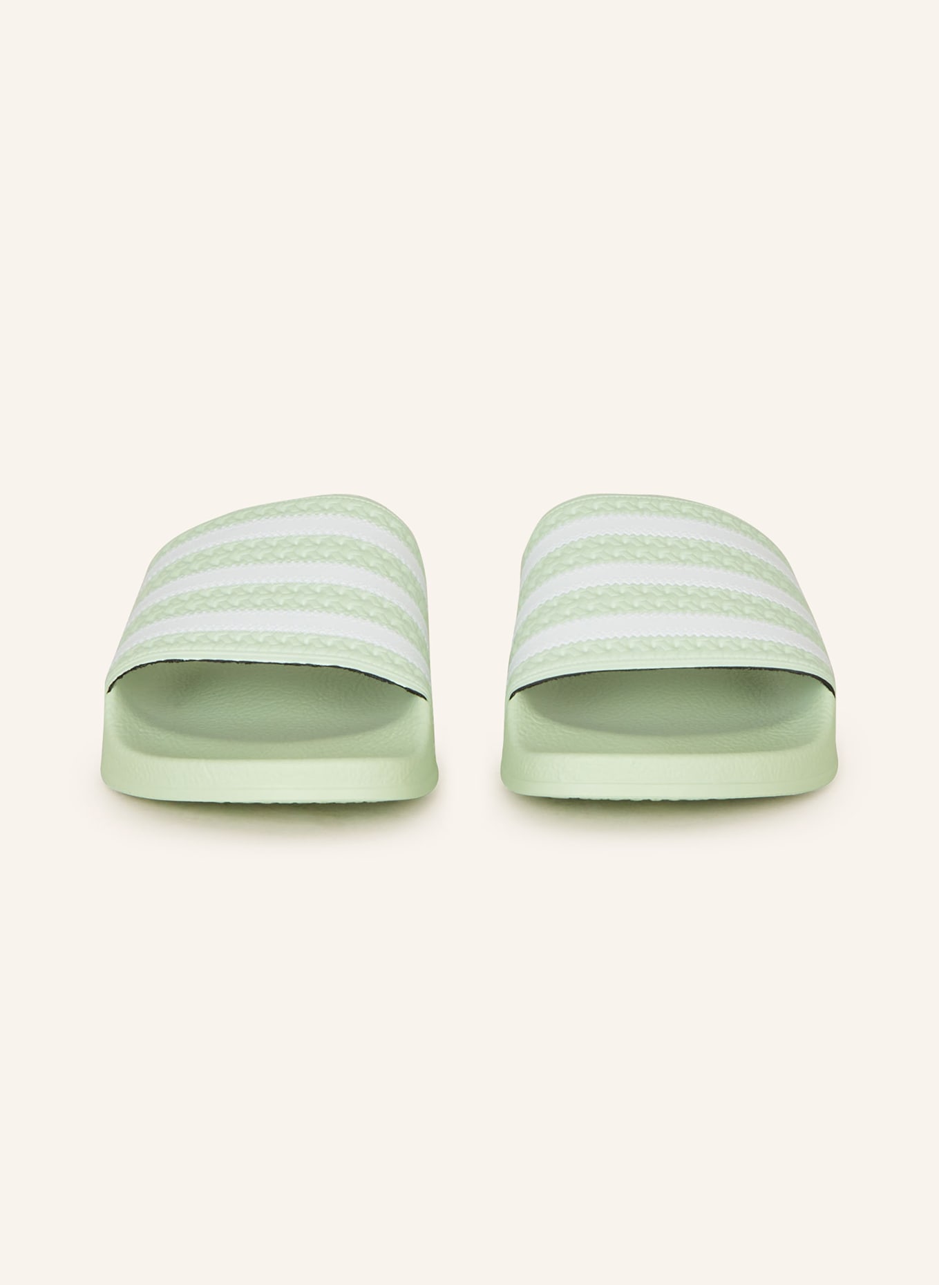 adidas Originals Slides ADILETTE, Color: LIGHT GREEN/ WHITE (Image 3)
