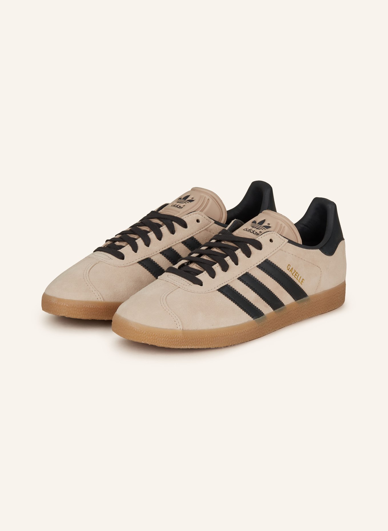 adidas Originals Sneaker GAZELLE, Farbe: HELLBRAUN/ SCHWARZ (Bild 1)