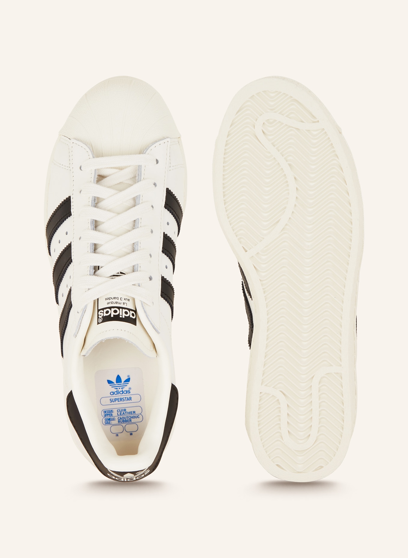 adidas Originals Sneakers SUPERSTAR 82, Color: WHITE/ BLACK (Image 5)