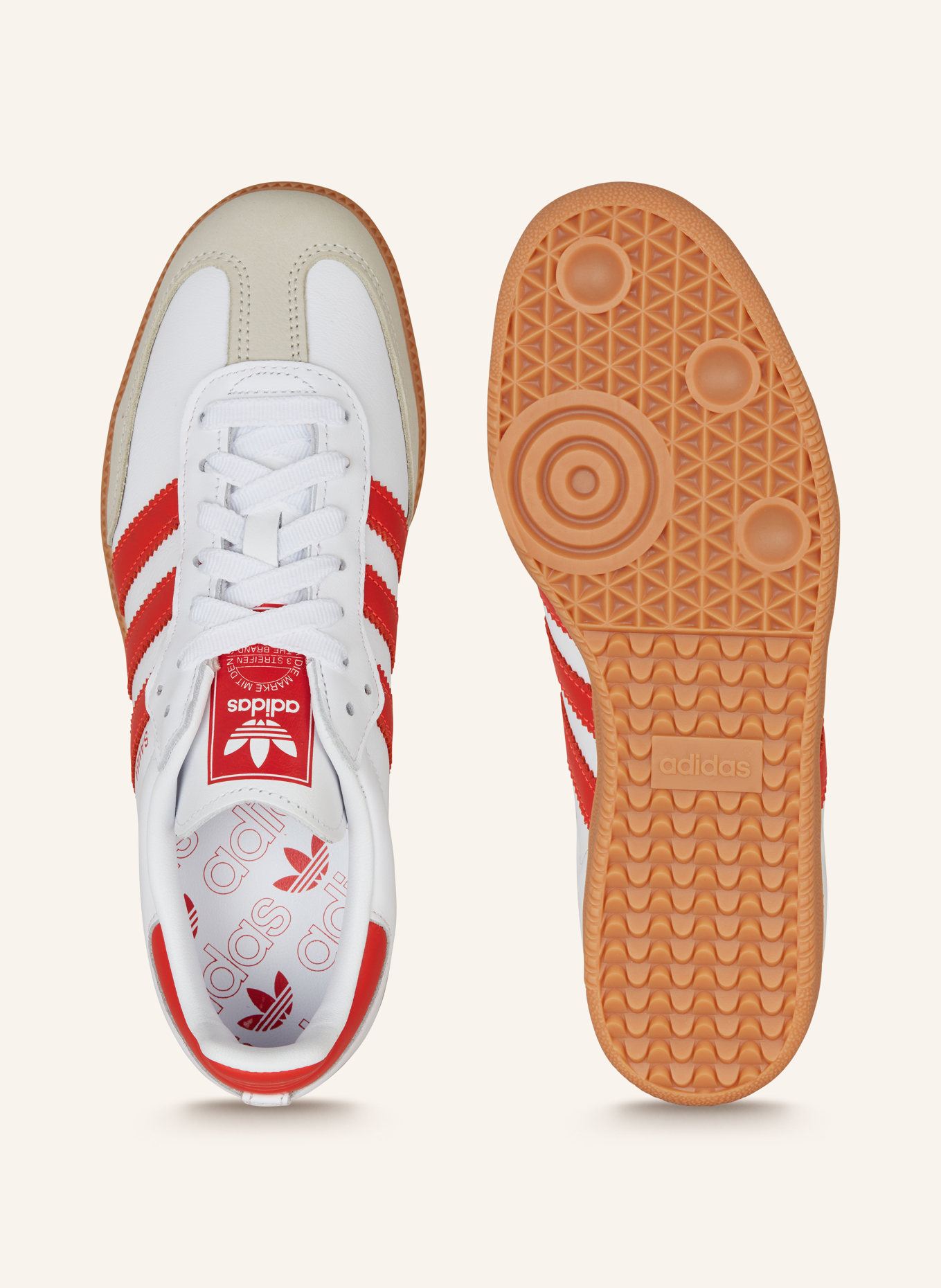 adidas Originals Sneakers SAMBA OG, Color: WHITE/ RED (Image 5)