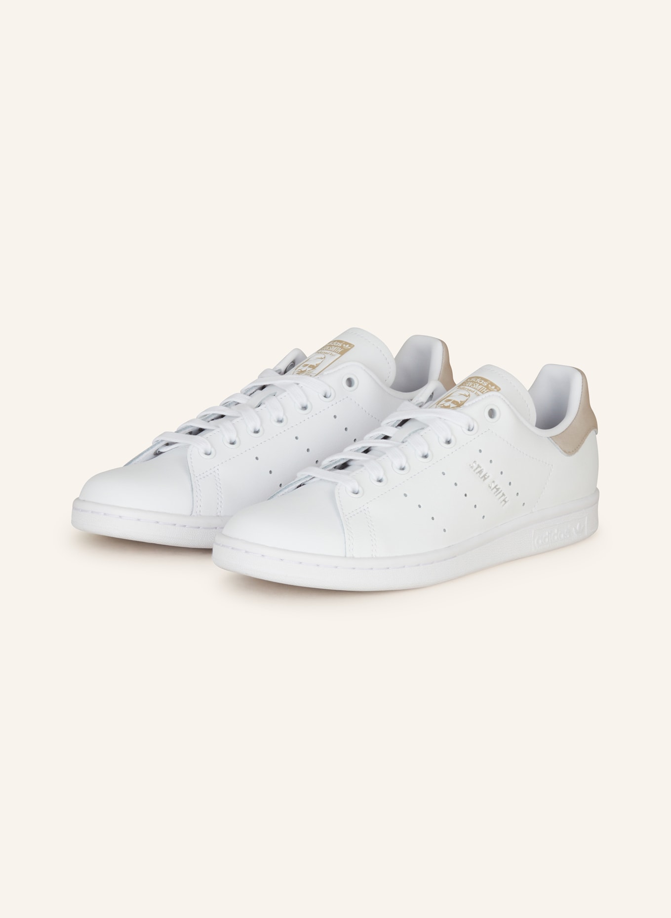 adidas Originals Sneakers STAN SMITH, Color: WHITE/ BEIGE (Image 1)