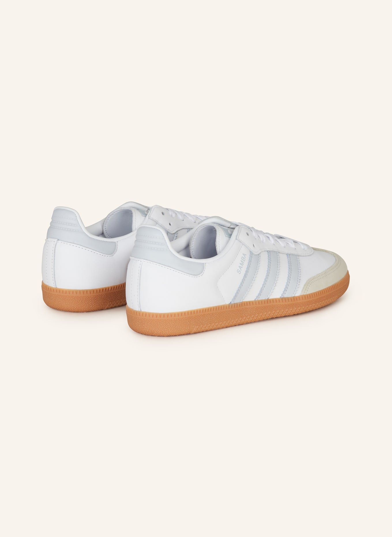 adidas Originals Sneaker SAMBA OG, Farbe: WEISS/ HELLBLAU (Bild 2)