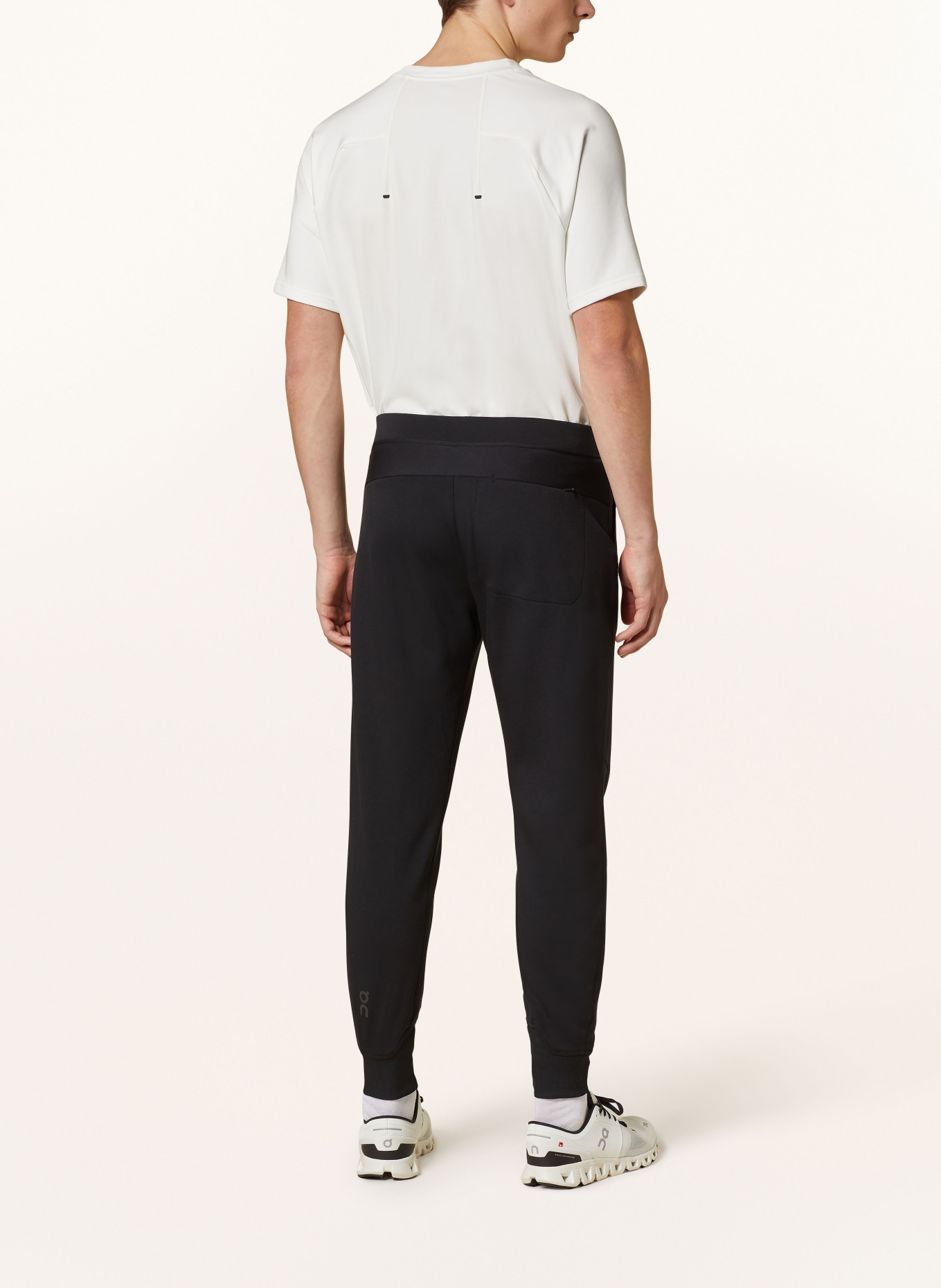 On Sweatpants, Color: BLACK (Image 3)