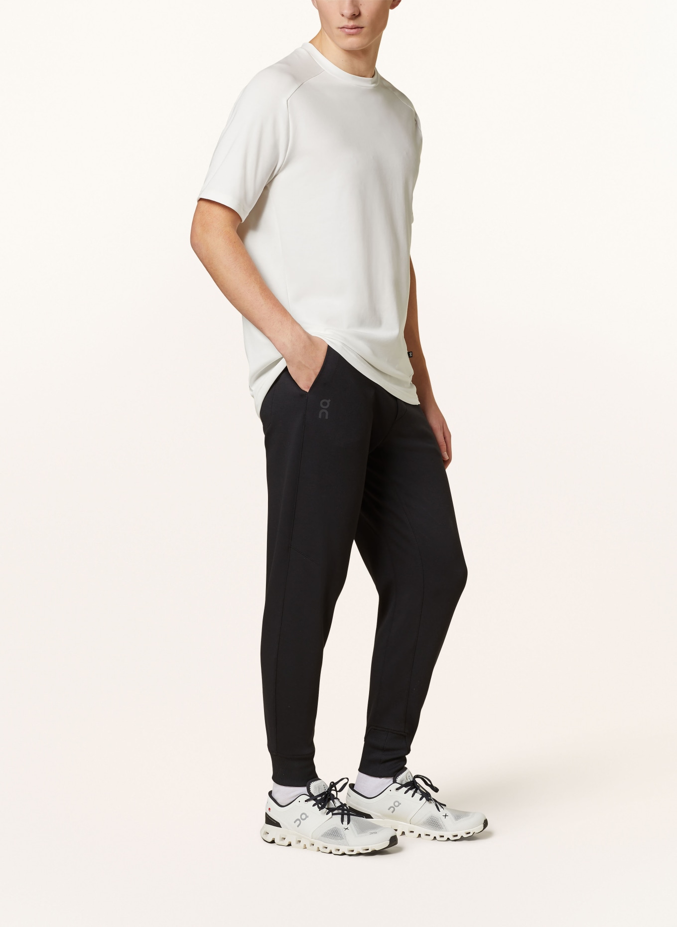On Sweatpants, Color: BLACK (Image 4)