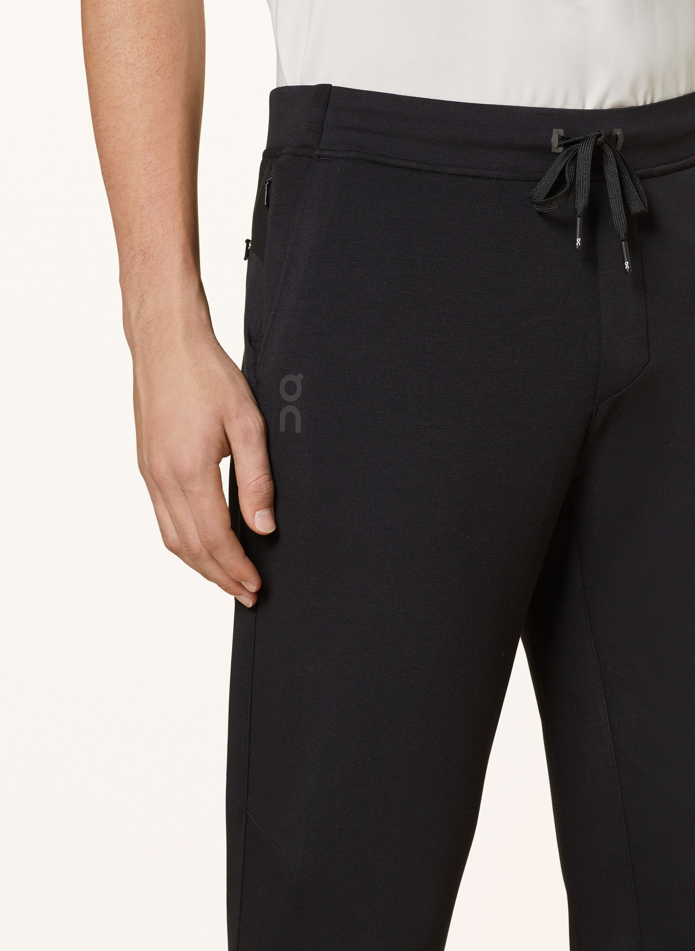 On Sweatpants, Color: BLACK (Image 5)