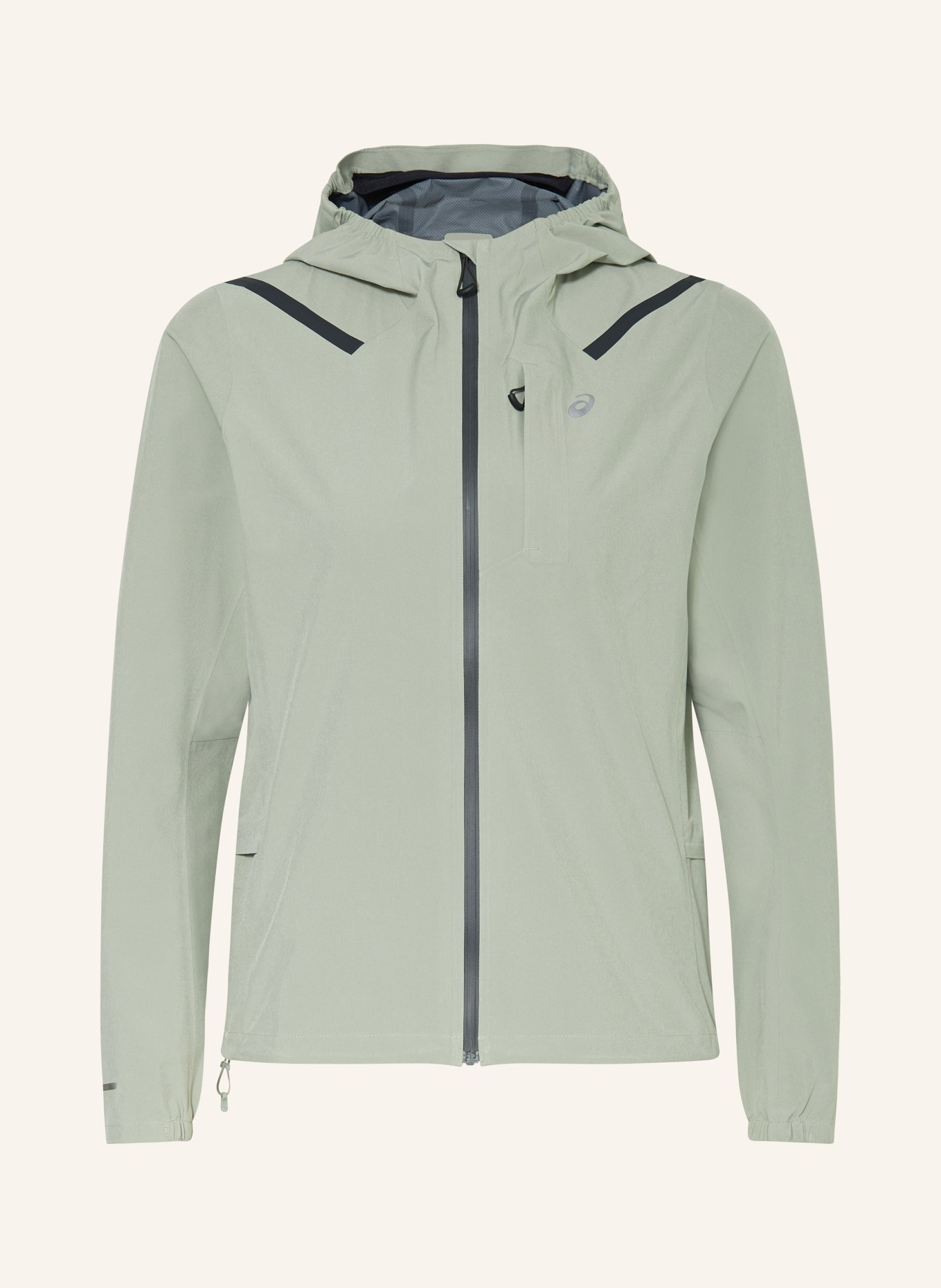 ASICS Running jacket ACCELERATE WATERPROOF 2.0, Color: LIGHT GREEN (Image 1)