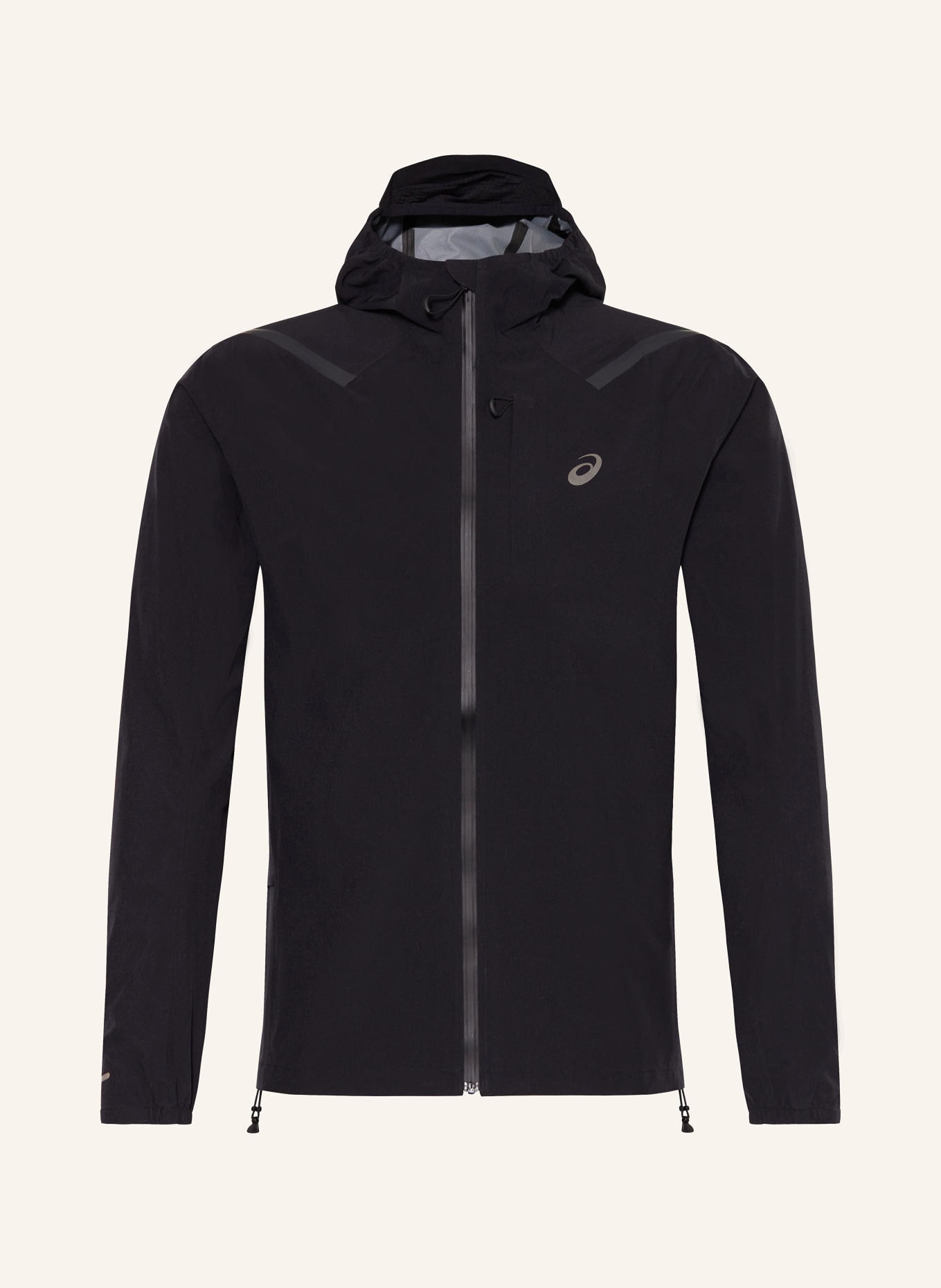ASICS Running jacket ACCELERATE WATERPROOF 2.0, Color: BLACK (Image 1)