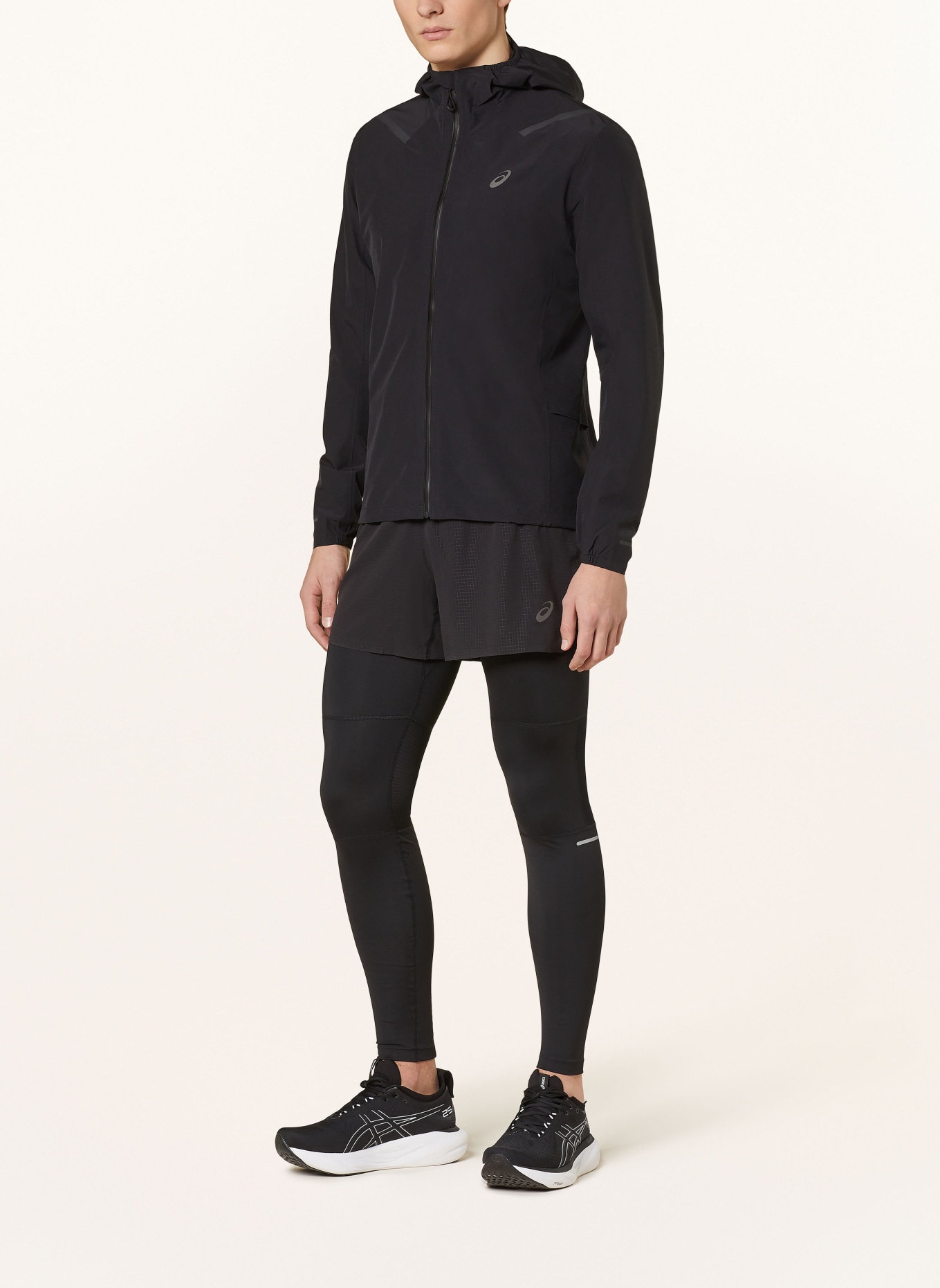 ASICS Running jacket ACCELERATE WATERPROOF 2.0, Color: BLACK (Image 2)