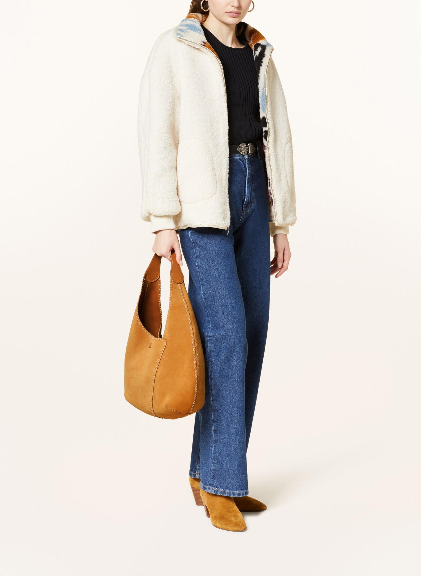 GIANNI CHIARINI Hobo bag with pouch, Color: CAMEL (Image 4)