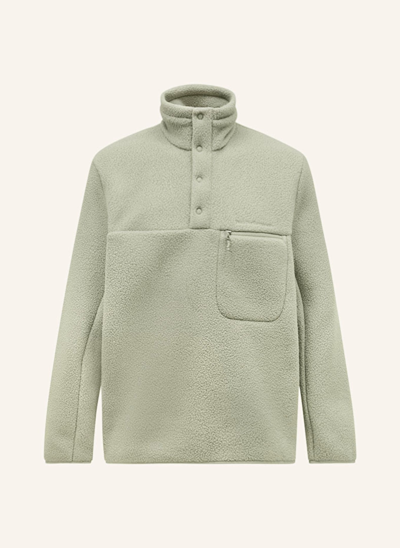 Peak Performance Fleece half-zip sweater SNAP, Color: LIGHT GREEN (Image 1)
