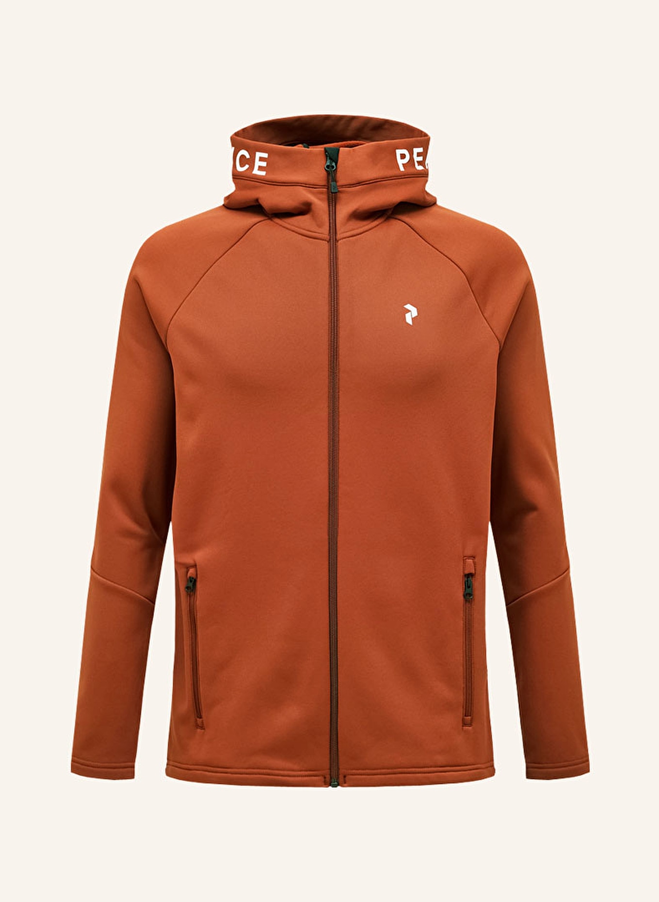 Peak Performance Midlayer jacket RIDER, Color: DARK ORANGE (Image 1)