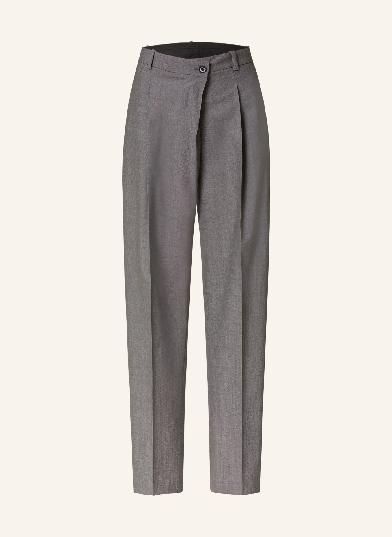 BOSS Wide leg trousers TENLY, Color: GRAY (Image 1)