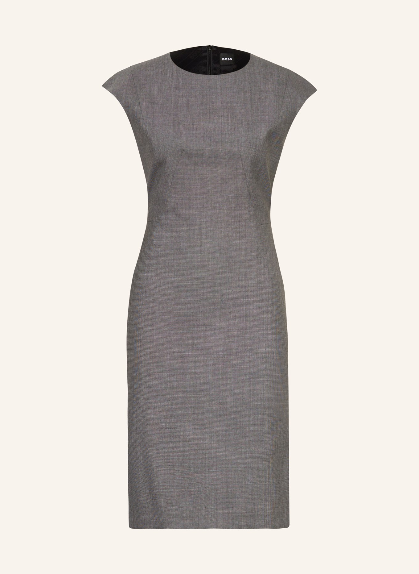 BOSS Sheath dress DIRONAH, Color: GRAY (Image 1)