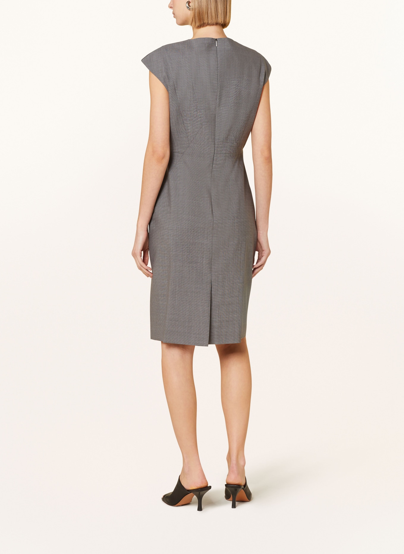 BOSS Sheath dress DIRONAH, Color: GRAY (Image 3)