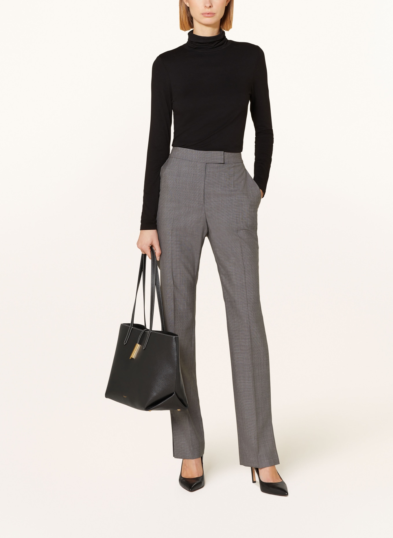 BOSS Trousers TEANA, Color: GRAY (Image 2)