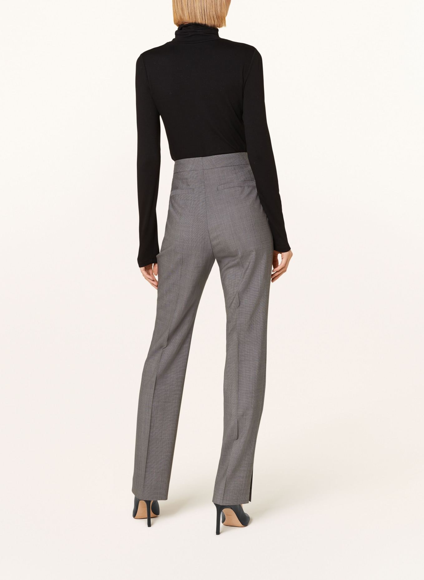 BOSS Trousers TEANA, Color: GRAY (Image 3)