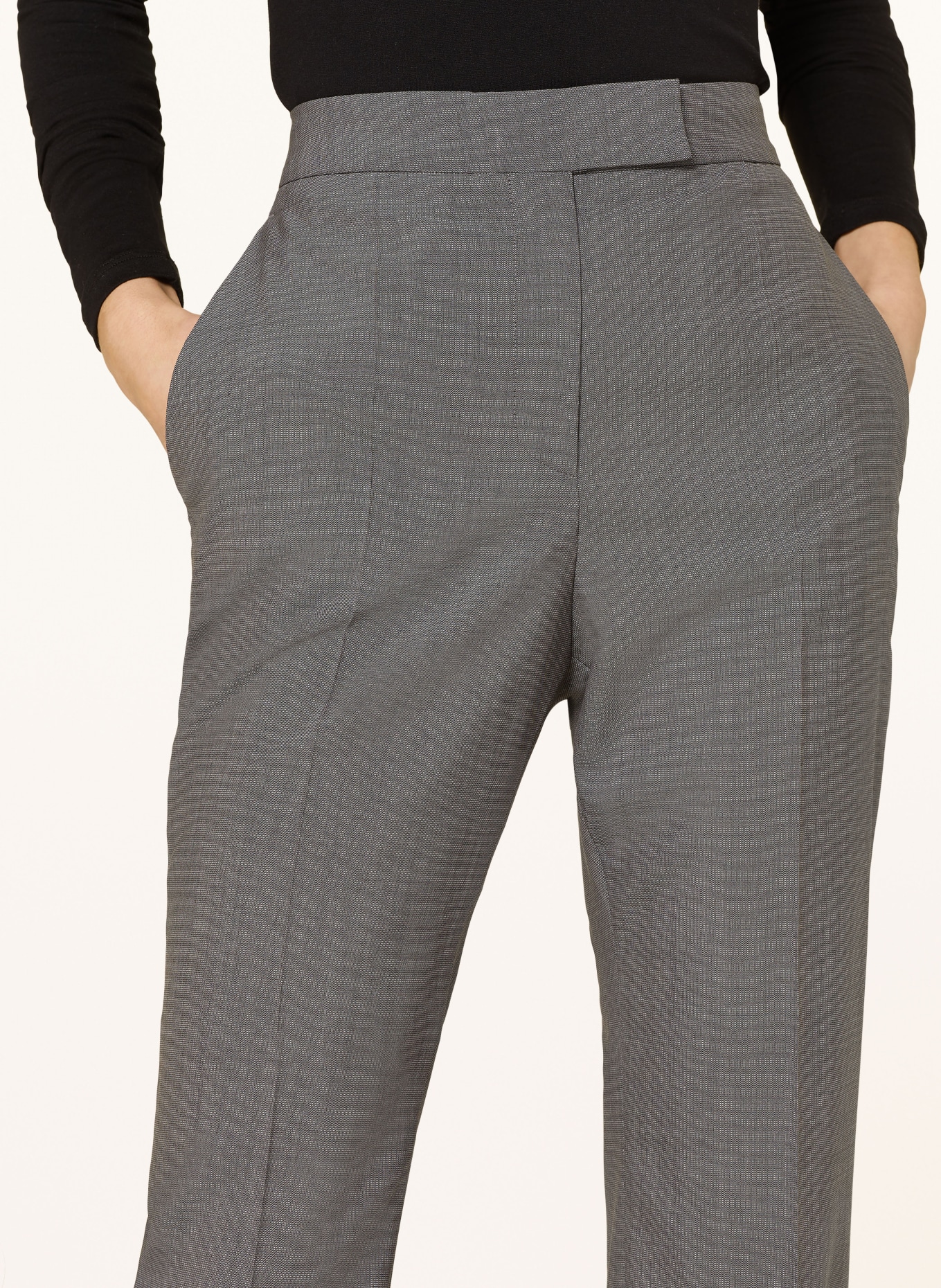BOSS Trousers TEANA, Color: GRAY (Image 5)